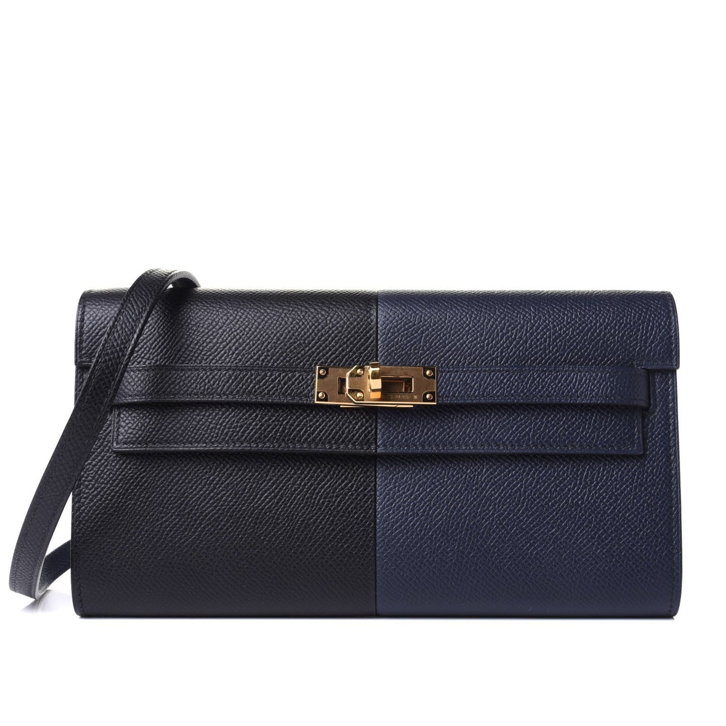 HERMÈS KELLY CASAQUE BICOLOR EPSOM TOGO LEATHER CROSSBODY
