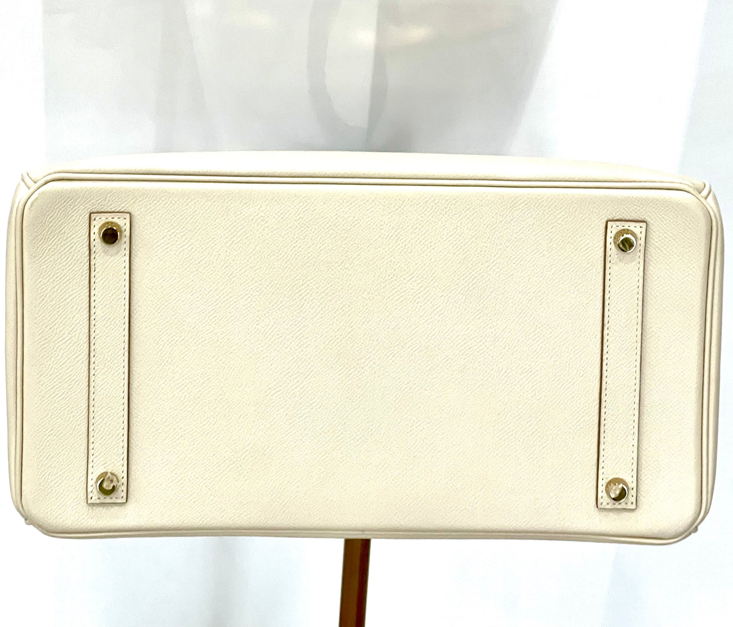 HERMÈS BIRKIN 35 CRAIE EPSOM LEATHER GOLD HARDWARE HANDBAG