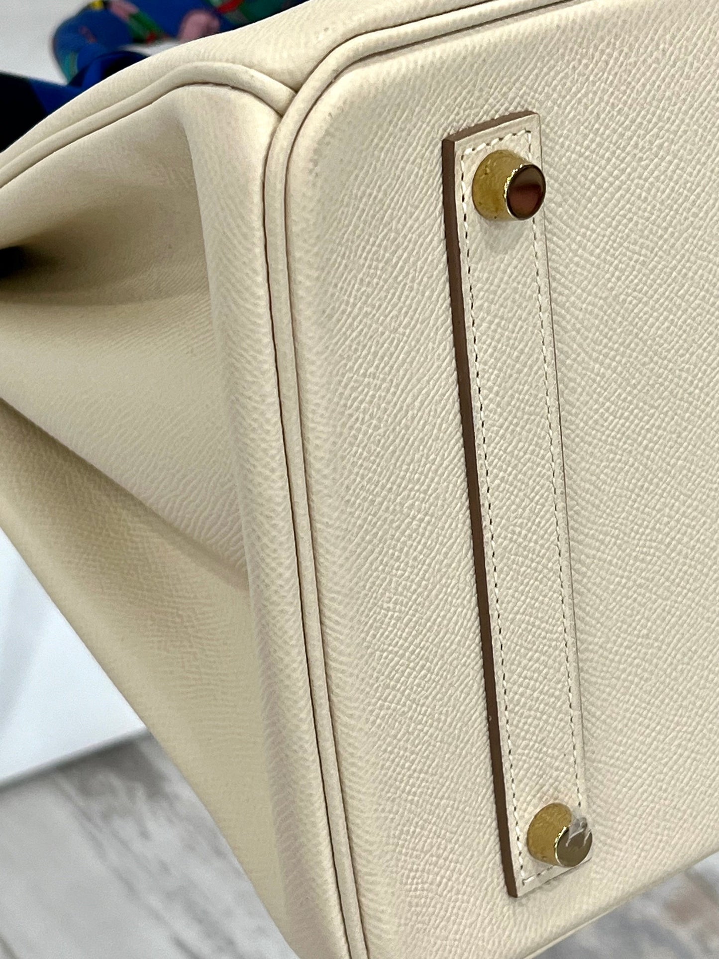 HERMÈS BIRKIN 35 CRAIE EPSOM LEATHER GOLD HARDWARE HANDBAG
