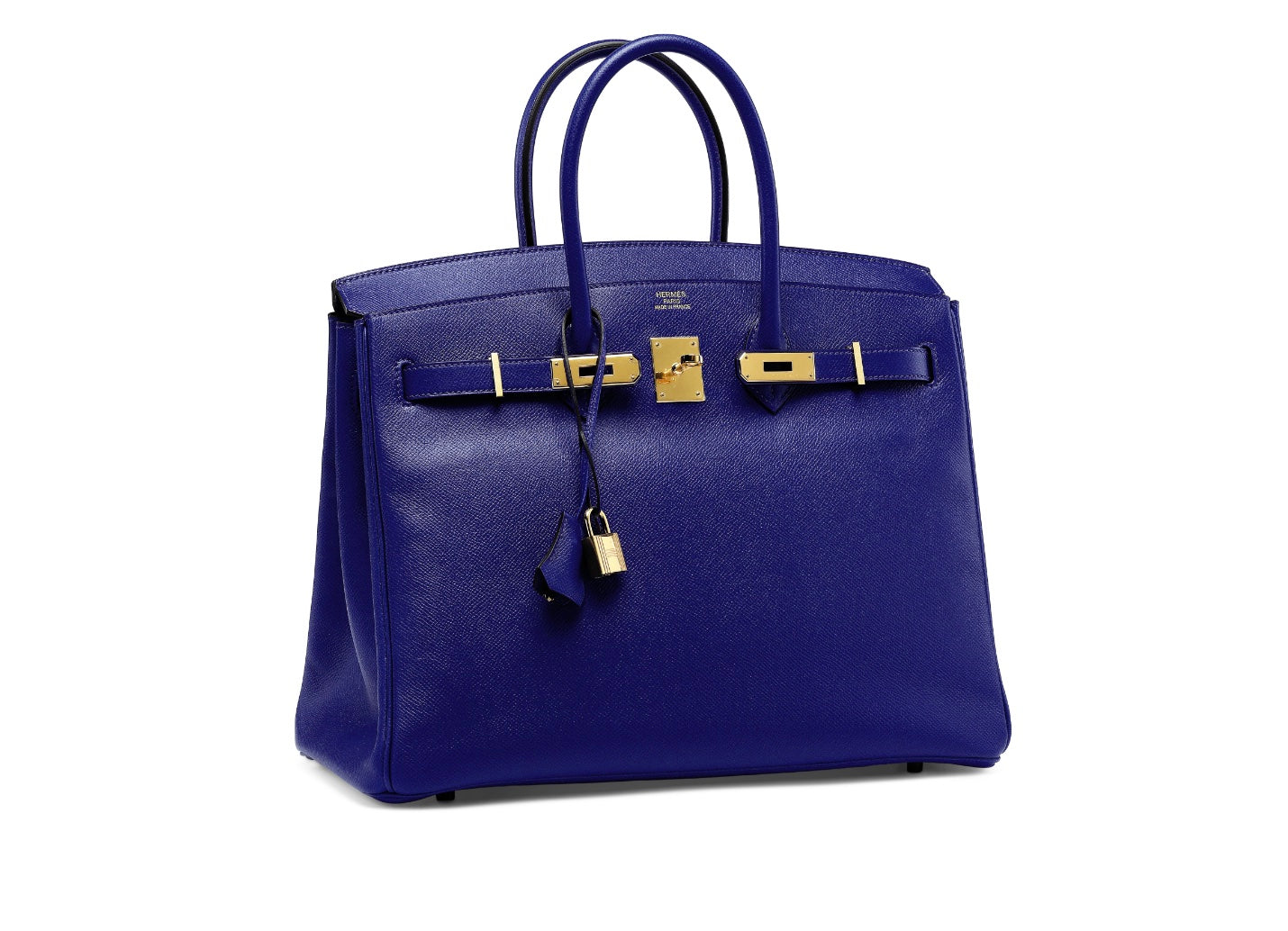 HERMÈS BIRKIN 30 EPSOM LEATHER ELECTRIC BLUE