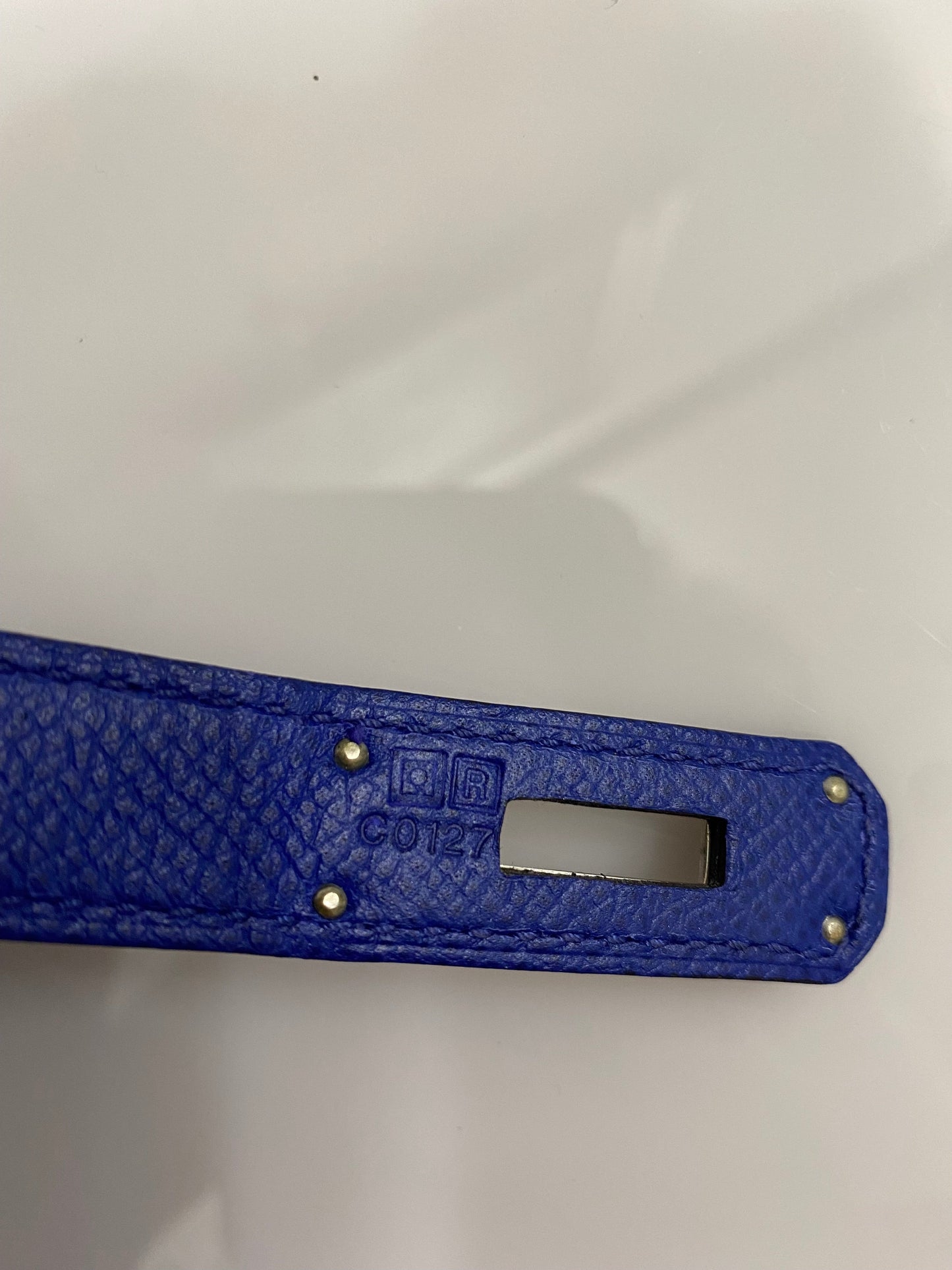 HERMÈS BIRKIN 30 EPSOM LEATHER ELECTRIC BLUE