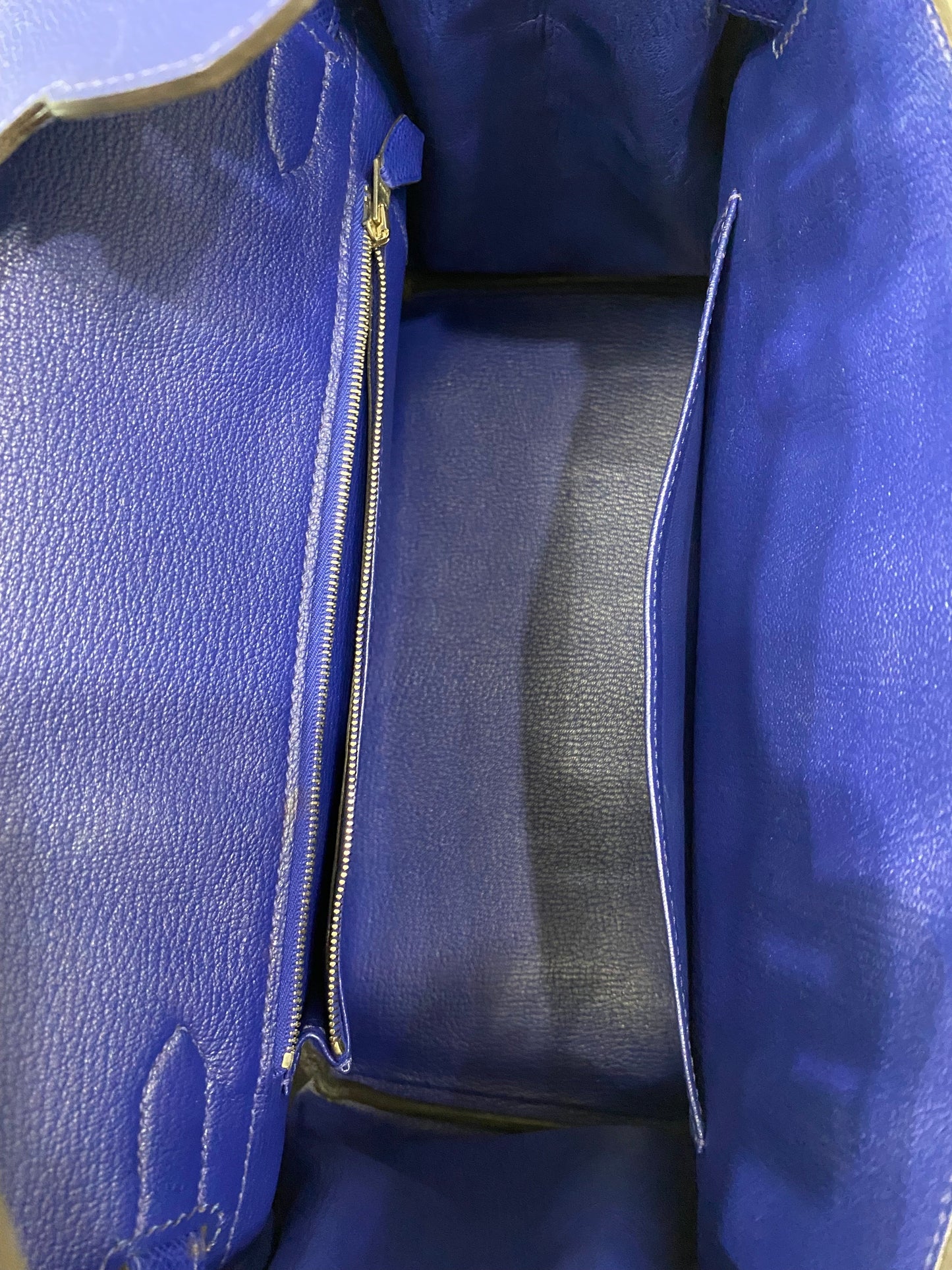 HERMÈS BIRKIN 30 EPSOM LEATHER ELECTRIC BLUE