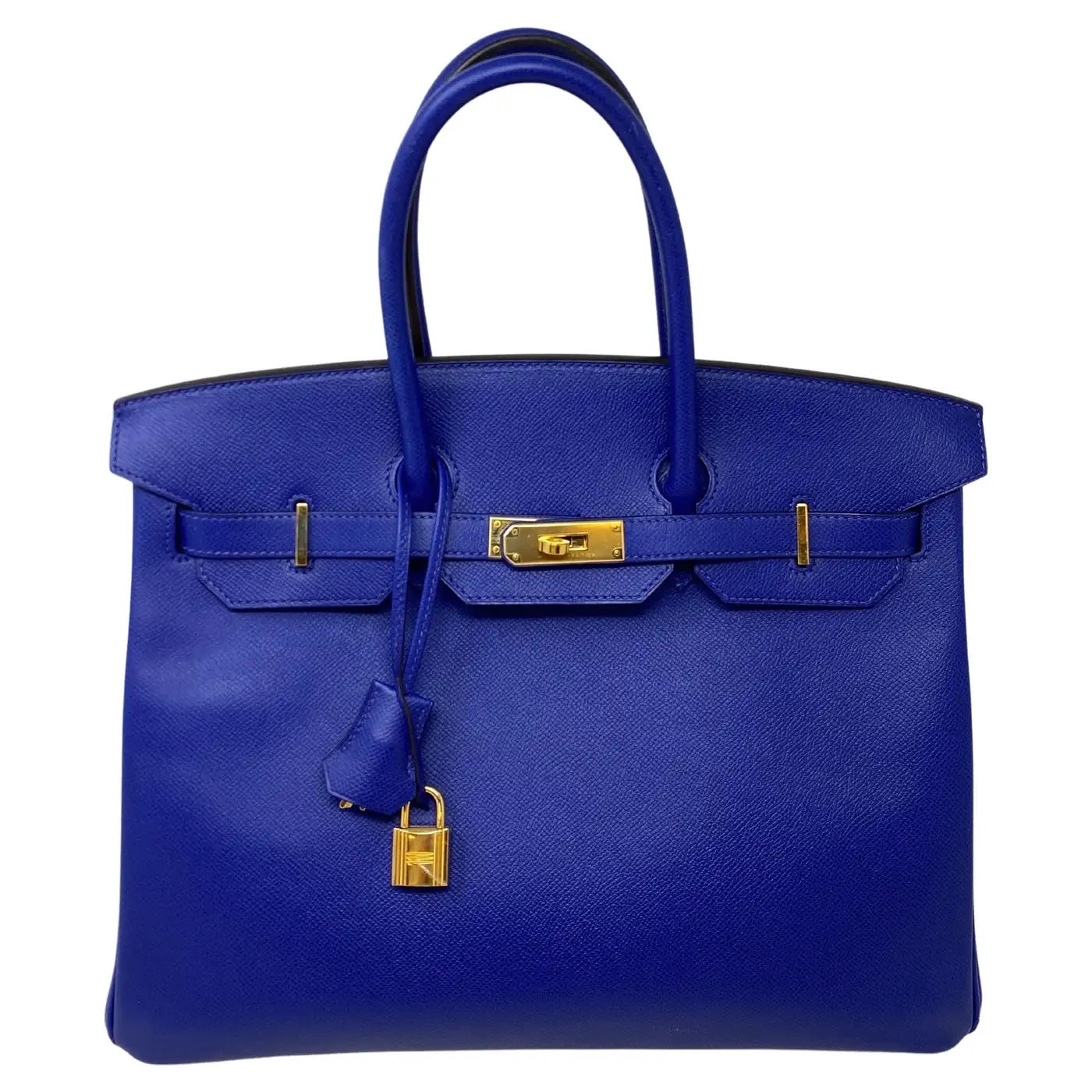 HERMÈS BIRKIN 30 EPSOM LEATHER ELECTRIC BLUE