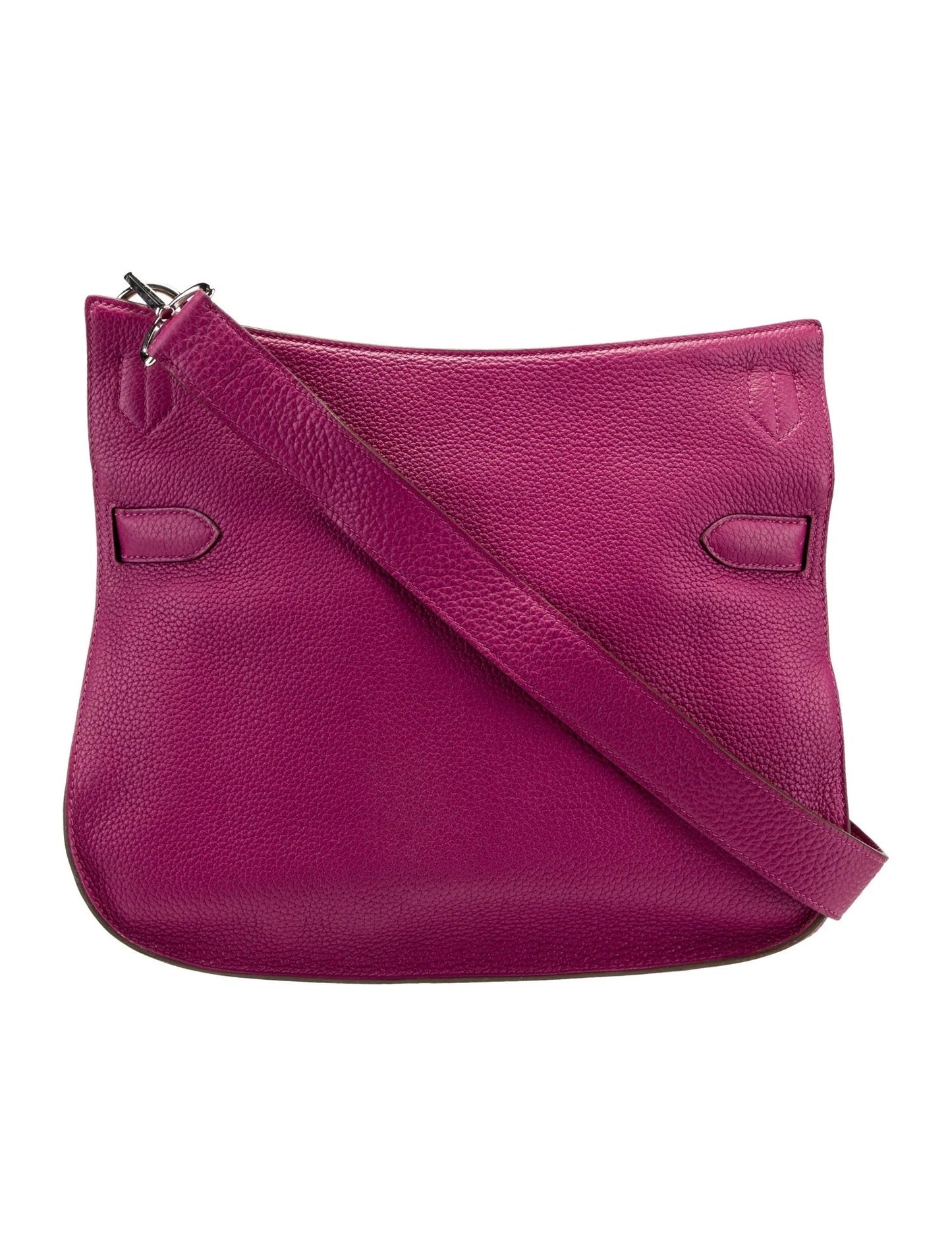 HERMÈS CLEMENCE LEATHER JYPSIERE 34 SHOULDER BAG