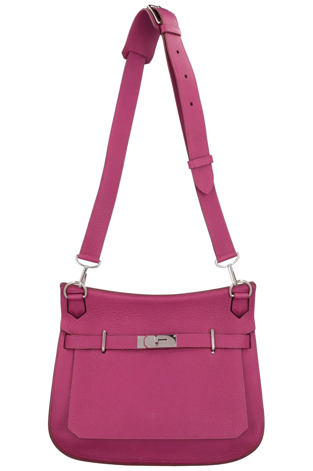 HERMÈS CLEMENCE LEATHER JYPSIERE 34 SHOULDER BAG