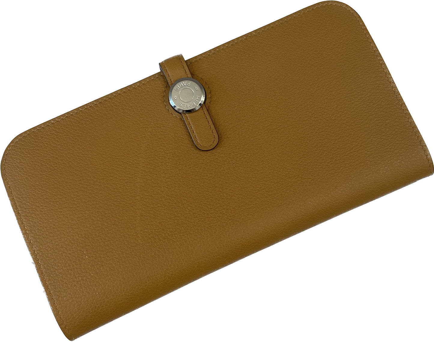 HERMÈS DOGON LEATHER LONG WALLET