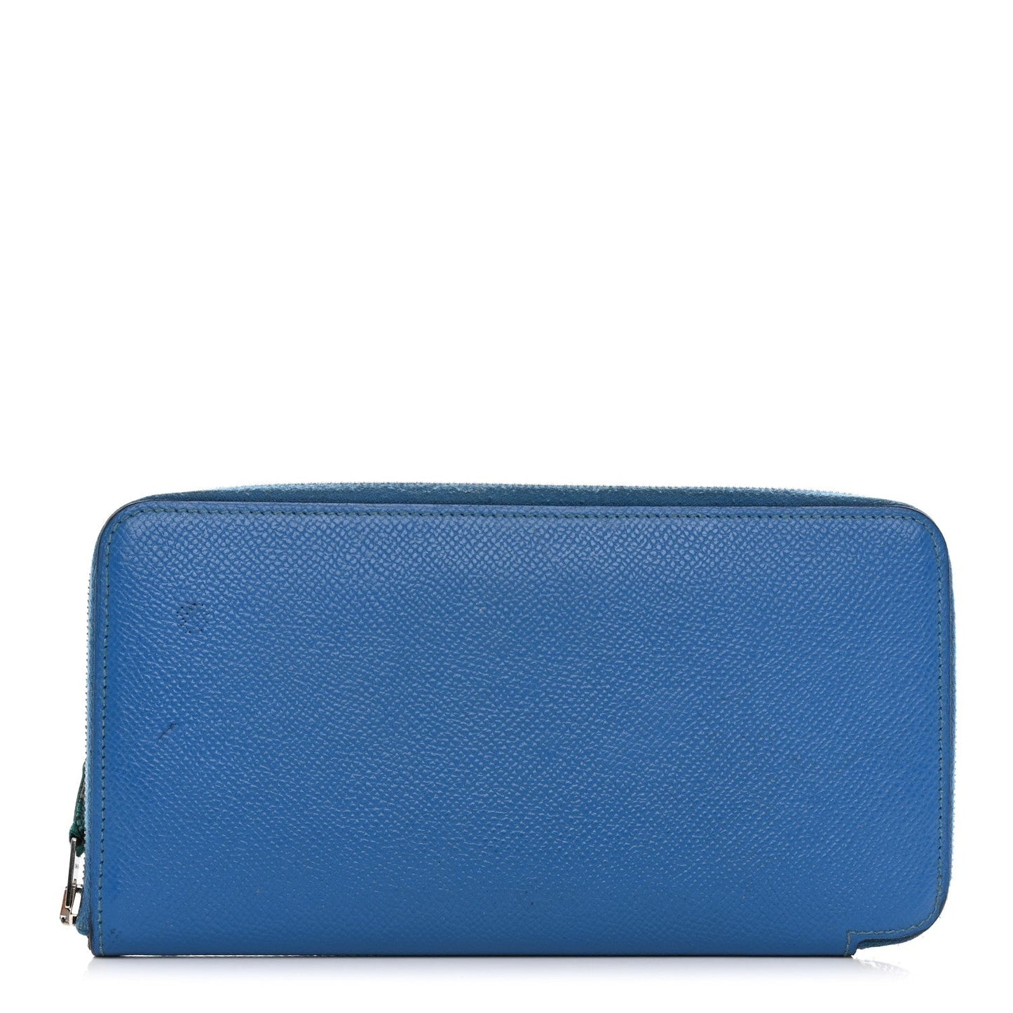 HERMÈS EPSOM LEATHER SILK'IN LONG ZIP AROUND WALLET IN ZANZIBAR