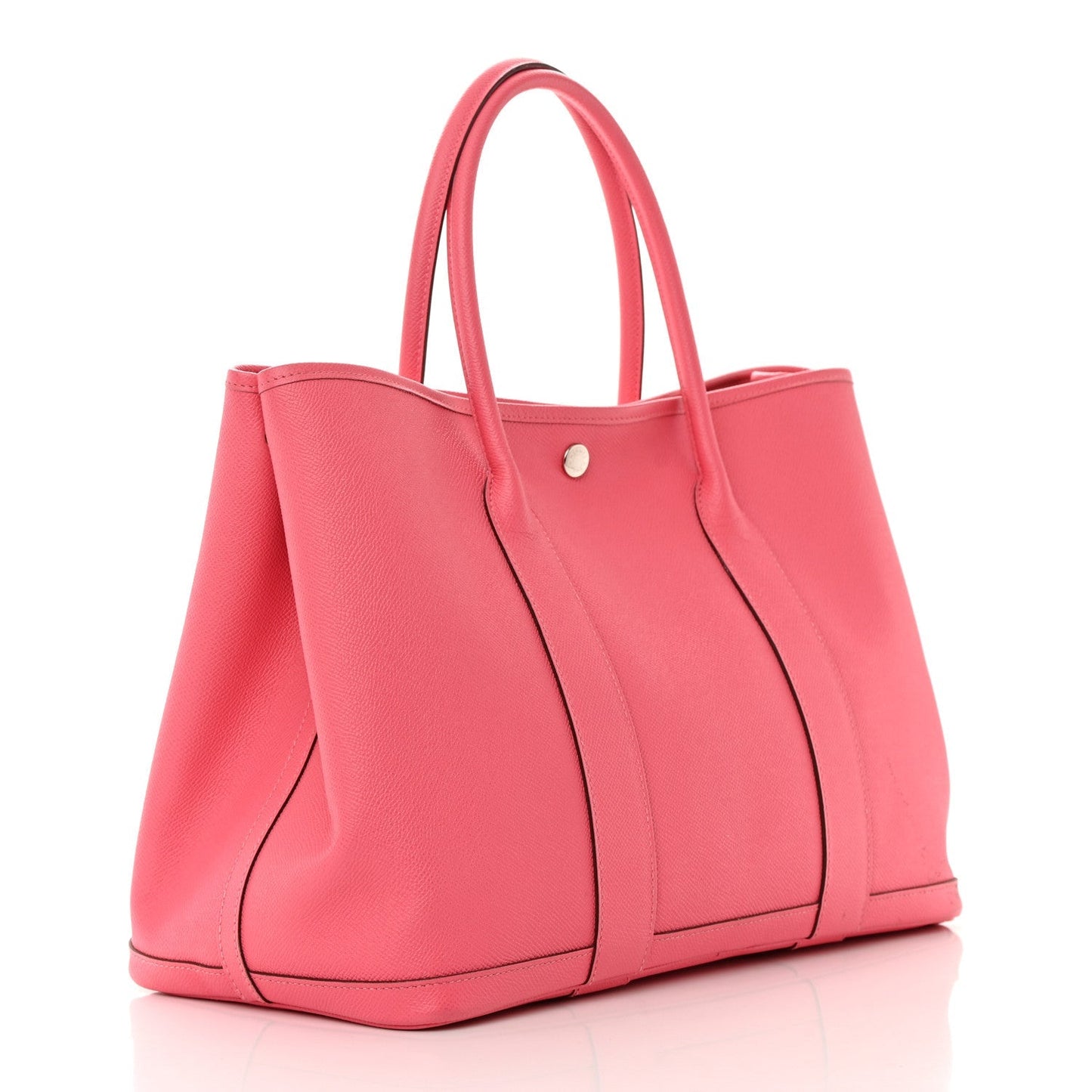 HERMÈS EPSON LEATHER GARDEN PARTY 36 MM BAG ROSE AZALEE