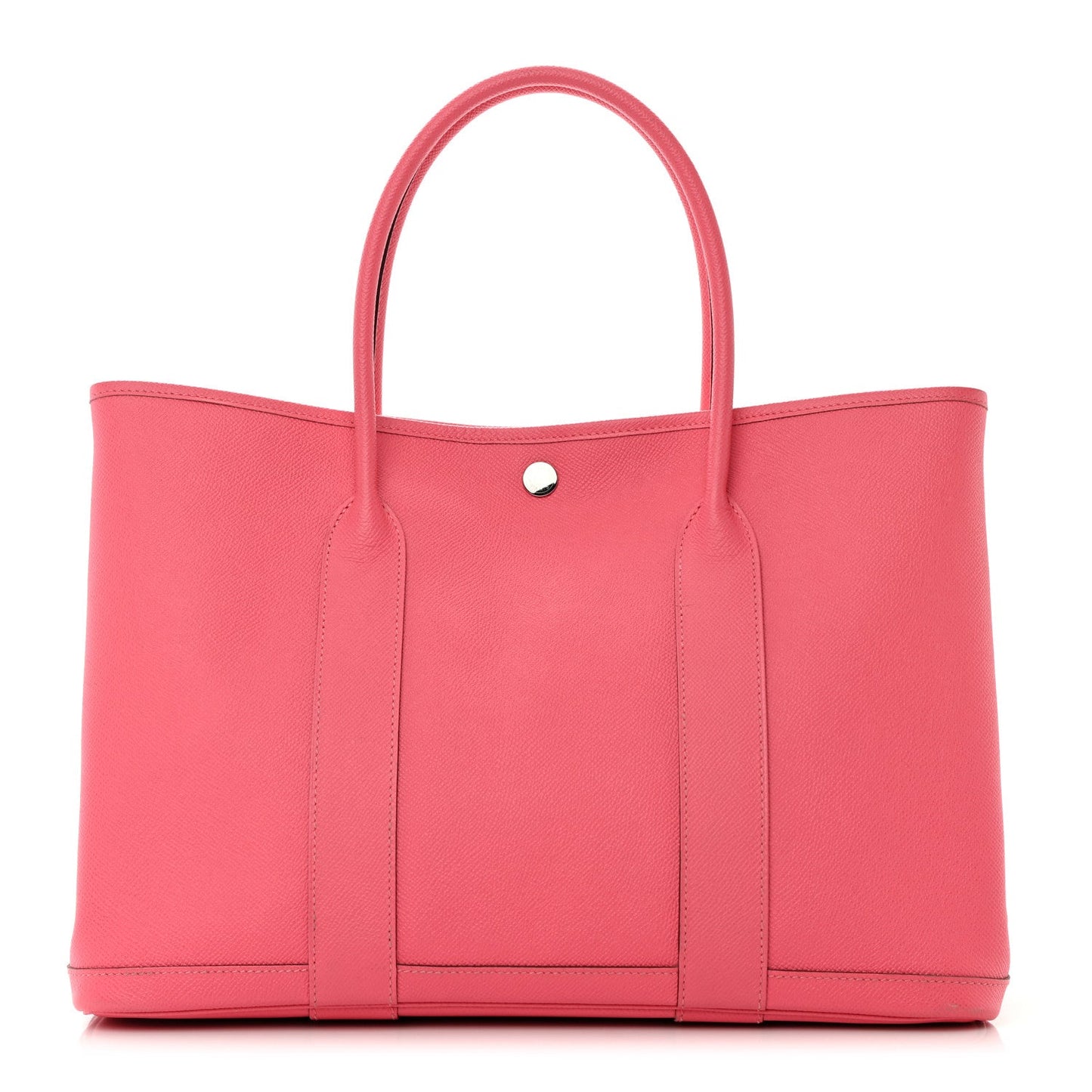 HERMÈS EPSON LEATHER GARDEN PARTY 36 MM BAG ROSE AZALEE