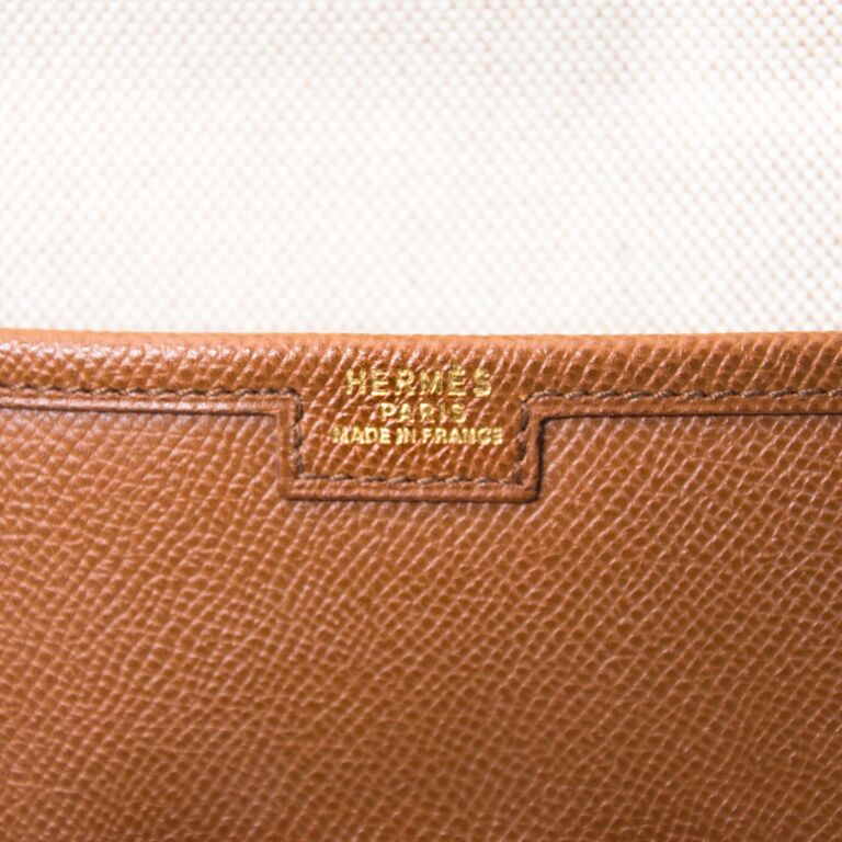 HERMÈS H EPSOM LEATHER JIGE PM CLUTCH BAG