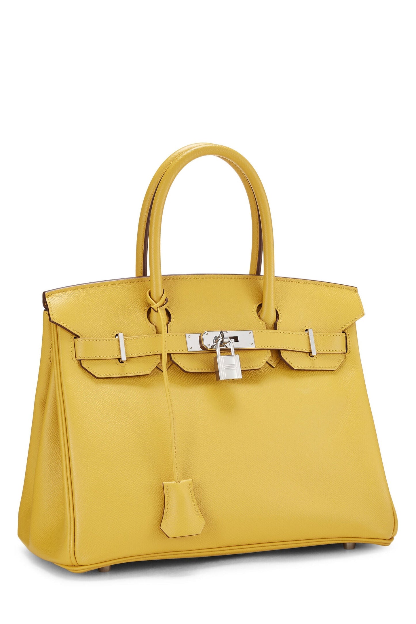 HERMÈS EPSOM LEATHER JAUNE AMBRE BIRKIN 30 HANDBAG