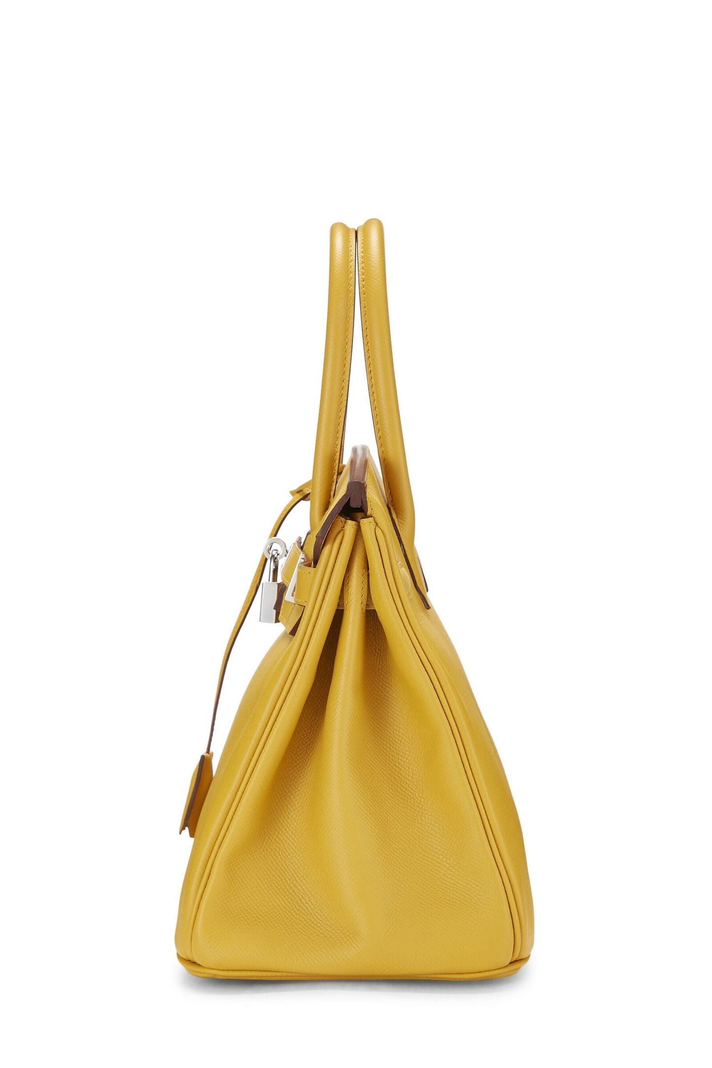 HERMÈS EPSOM LEATHER JAUNE AMBRE BIRKIN 30 HANDBAG