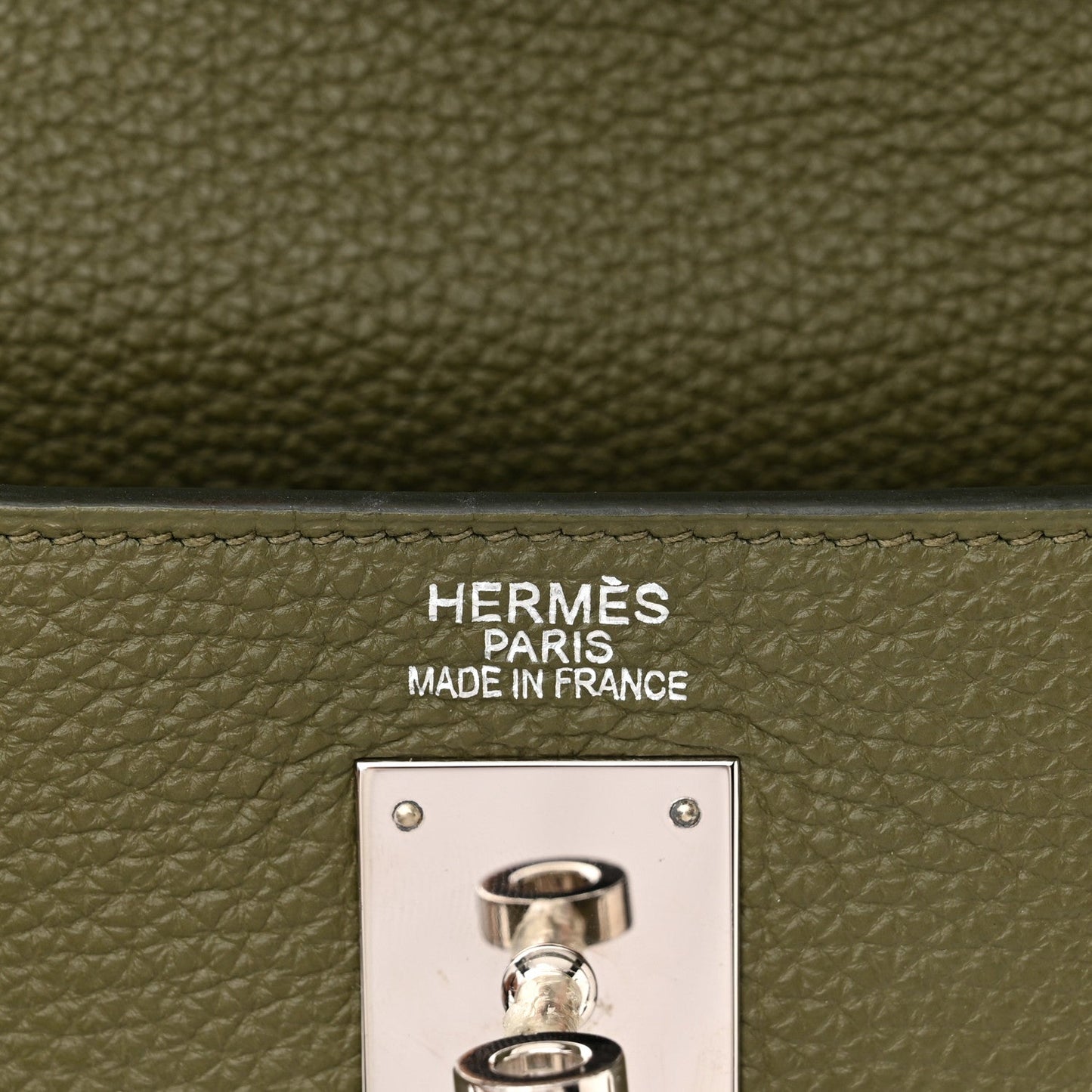 HERMÈS KELLY RETOURNE 32 VERT VERONESE TOGO LEATHER SHOULDER BAG