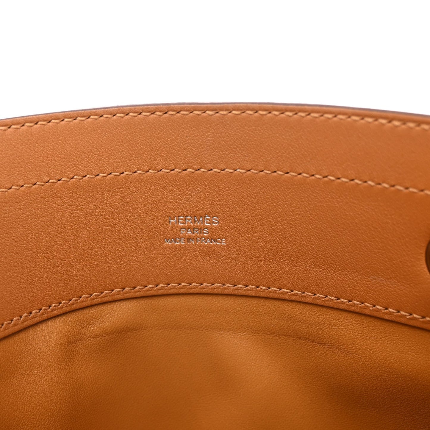 HERMÈS ALINE MILO SWIFT LAMBSKIN LEATHER MINI BAG JAUNE D'OR