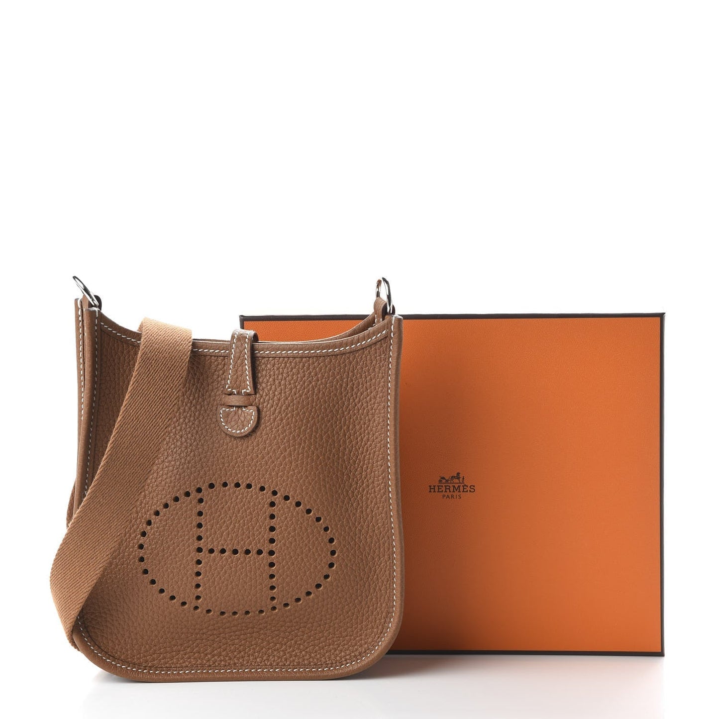 HERMÈS TAURILLON CLEMENCE MINI EVELYN TPM SHOULDER BAG