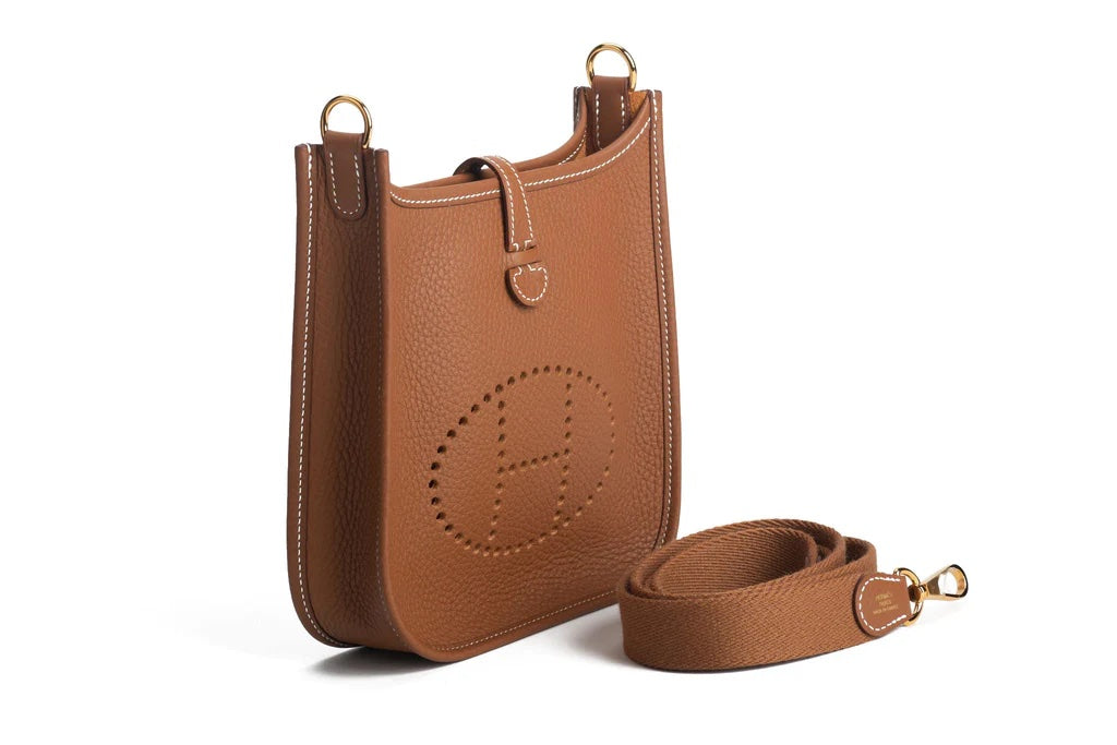 HERMÈS TAURILLON CLEMENCE MINI EVELYN TPM SHOULDER BAG