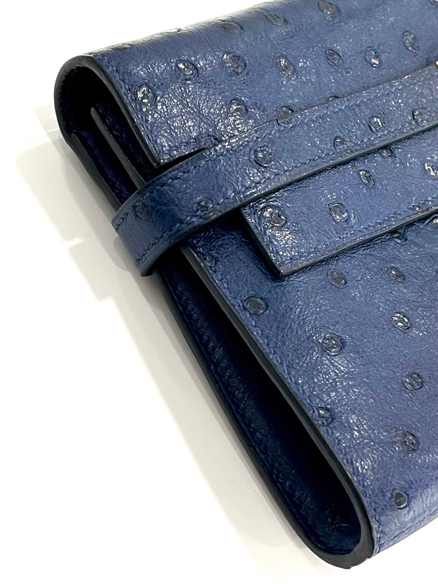 HERMÈS KELLY OSTRICH LONGUE WALLET