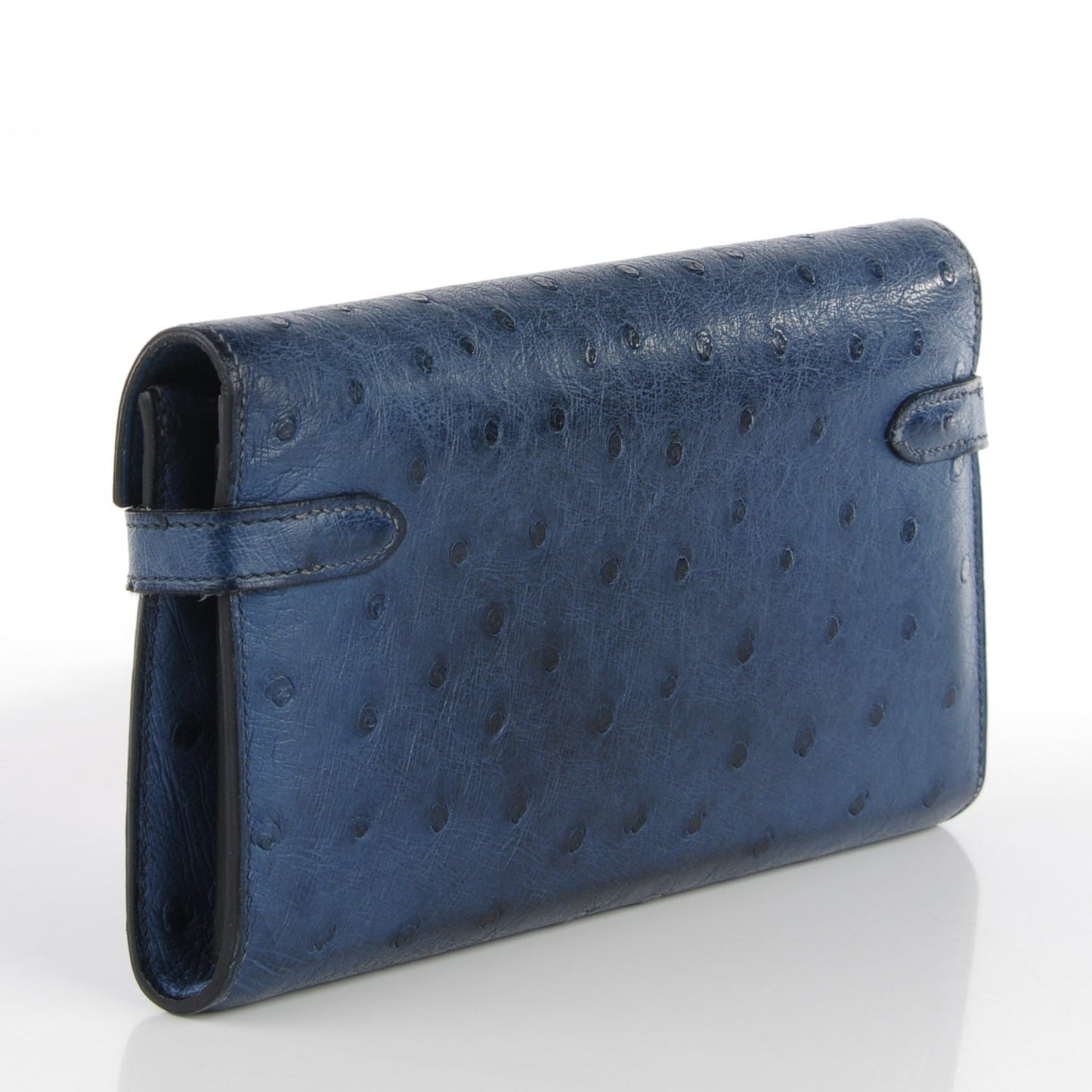 HERMÈS KELLY OSTRICH LONGUE WALLET