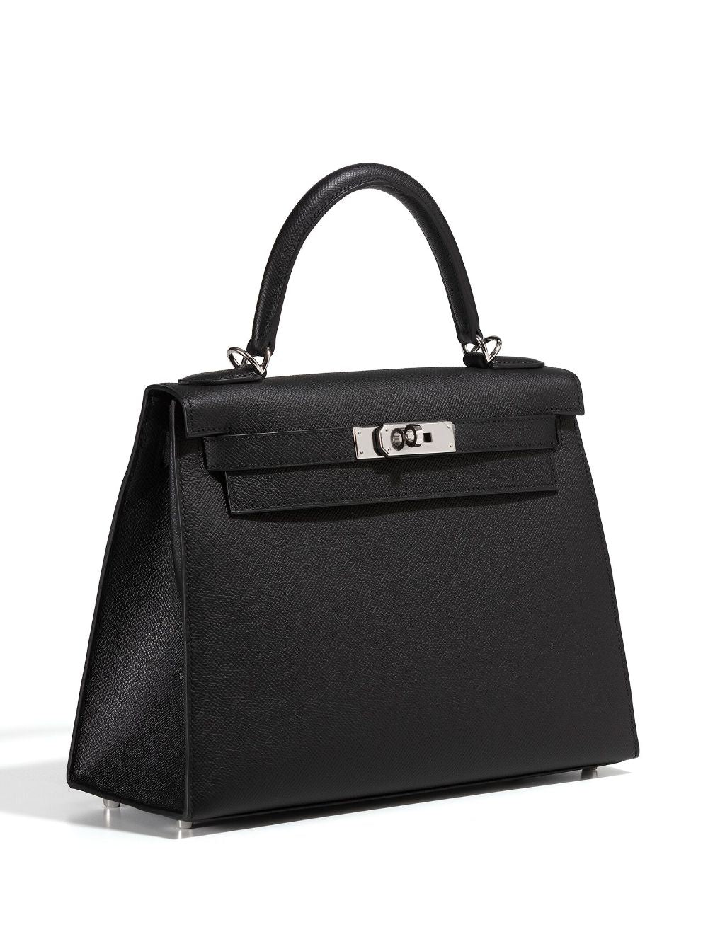 HERMÈS PHW KELLY 32 SWIFT LEATHER SHOULDER BAG