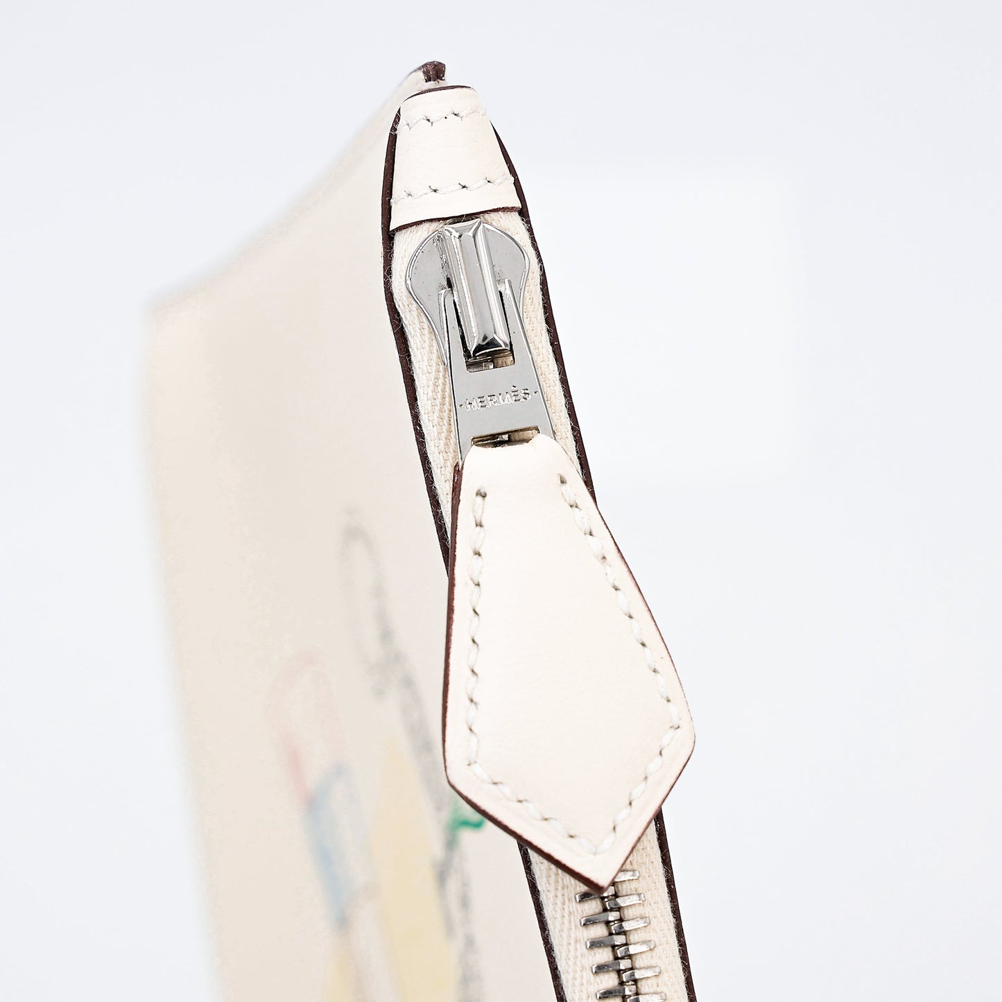 HERMÈS SWIFT LEATHER BAZAR IN & OUT POUCH