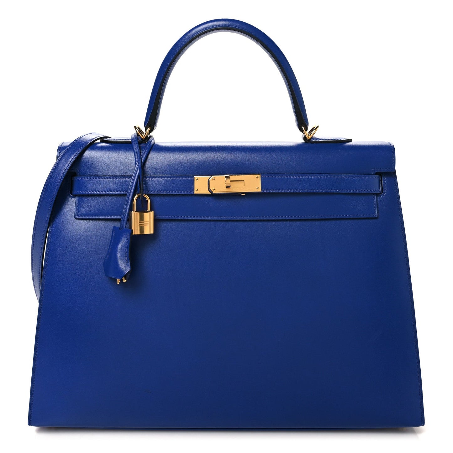 HERMÈS TADELAKT BOX LEATHER VINTAGE KELLY SELLIER 32 BAG