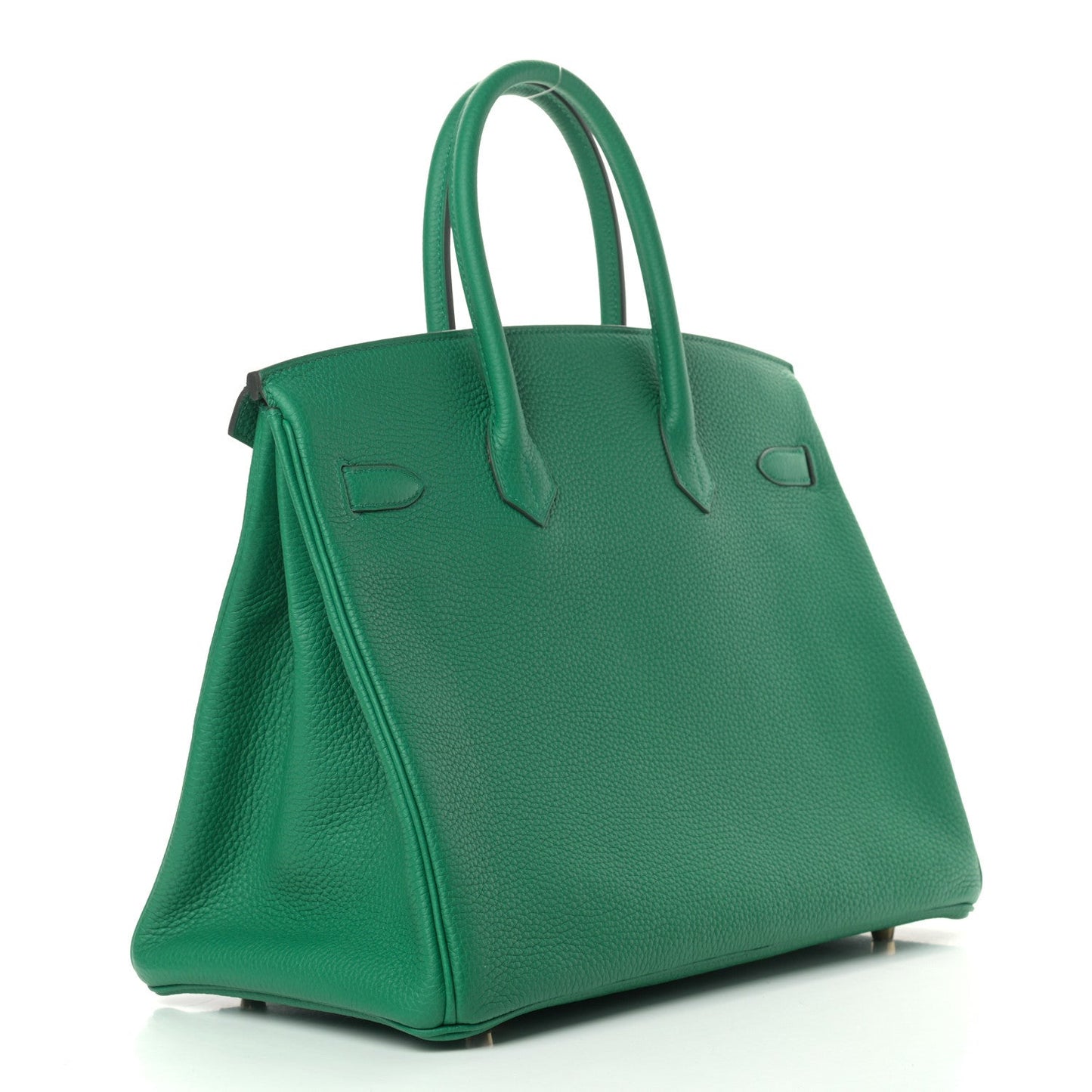 HERMÈS TOGO LEATHER BIRKIN 35 VERT VERTIGO HANDBAG