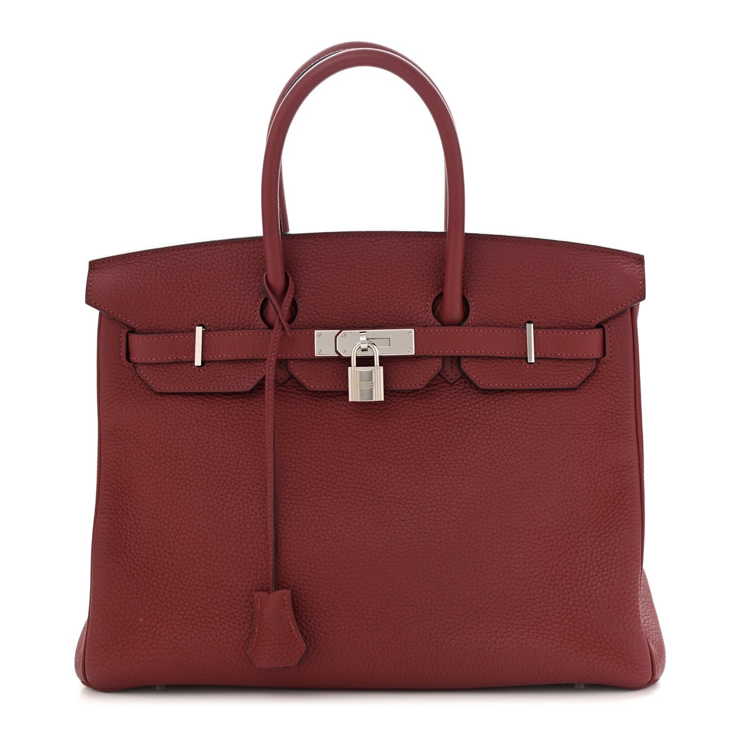 HERMÈS ROUGE GRENAT TOGO LEATHER BIRKIN 35 HANDBAG