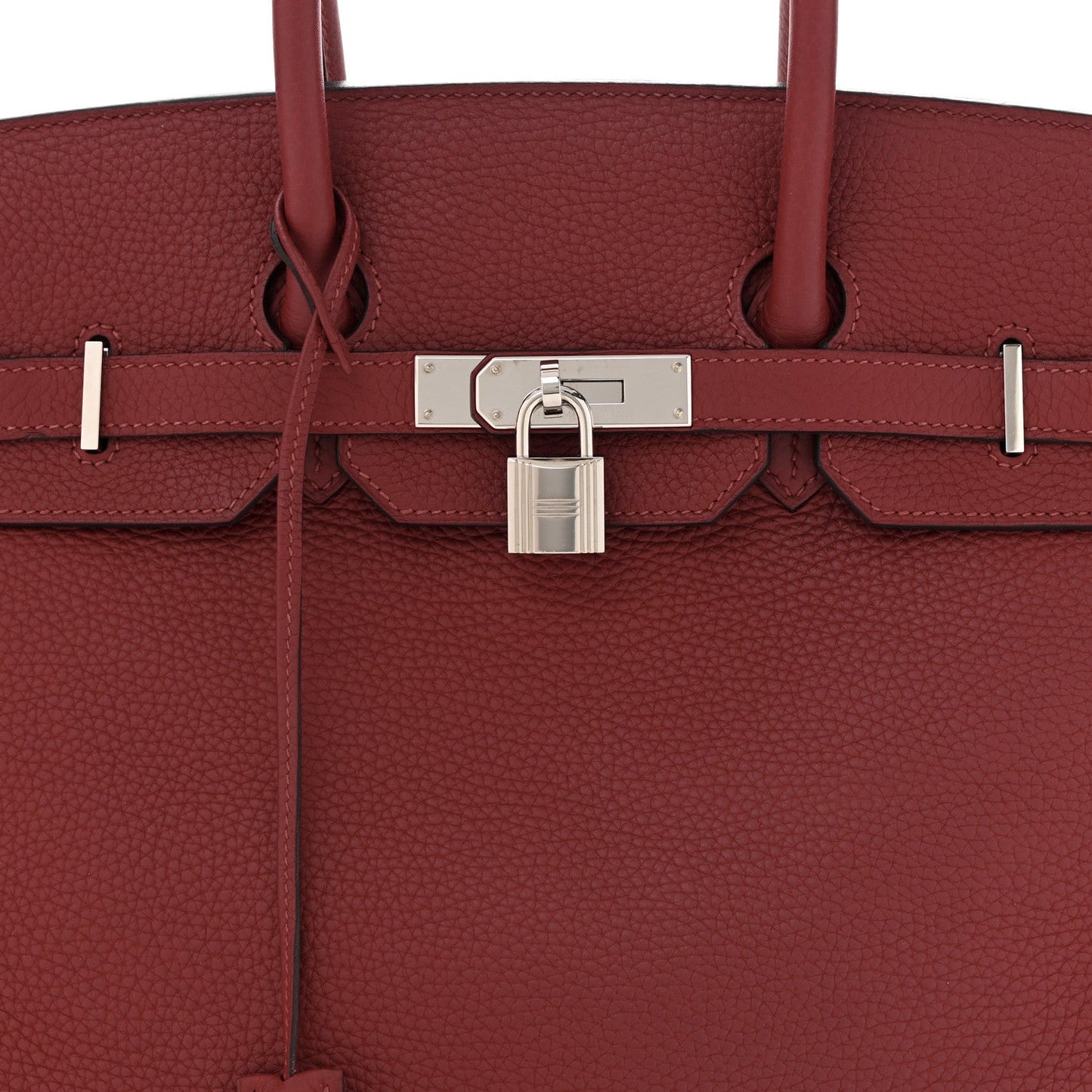 HERMÈS ROUGE GRENAT TOGO LEATHER BIRKIN 35 HANDBAG