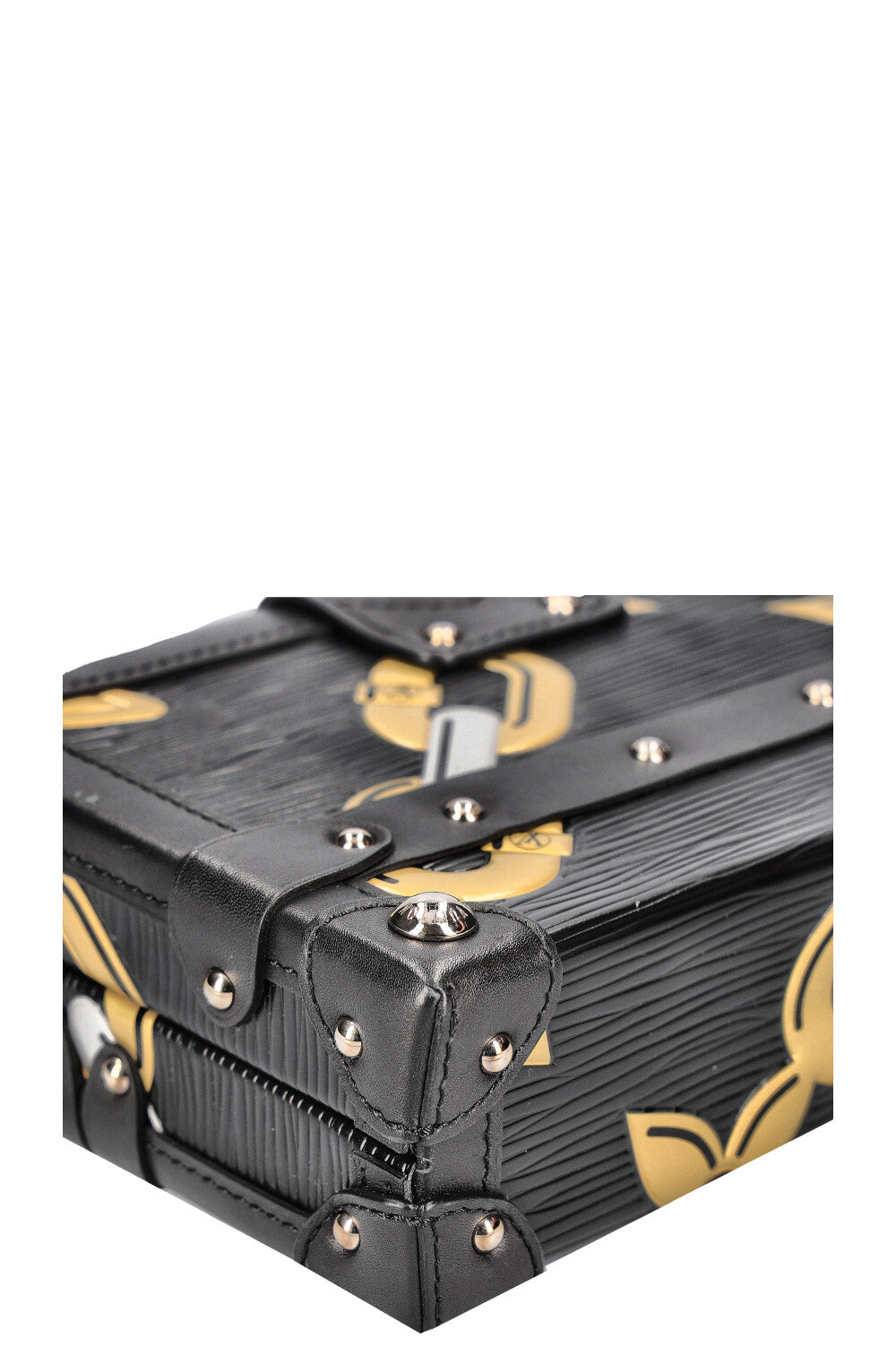 LOUIS VUITTON Petite Malle Trunk Epi Black