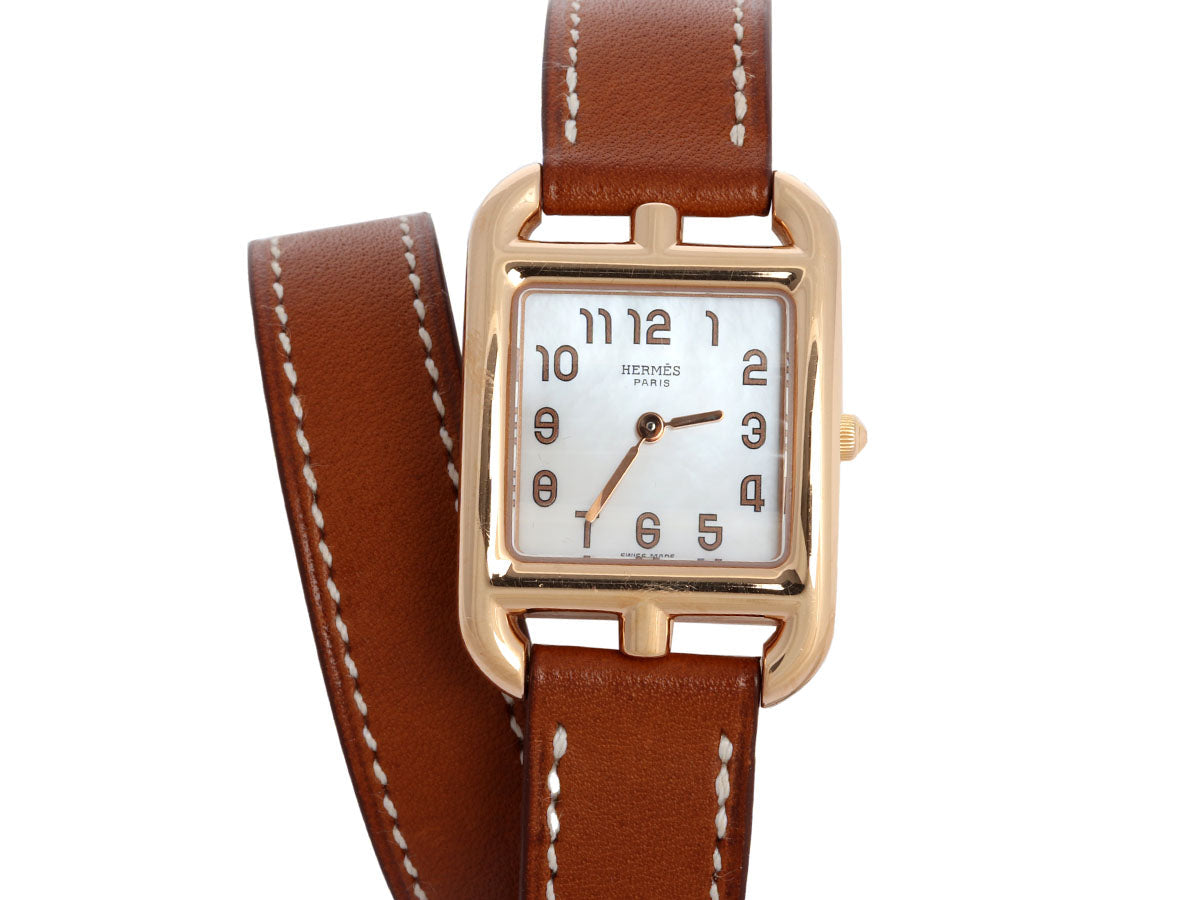 HermÃ¨s 18K Rose Gold Ladies Cape Cod Watch