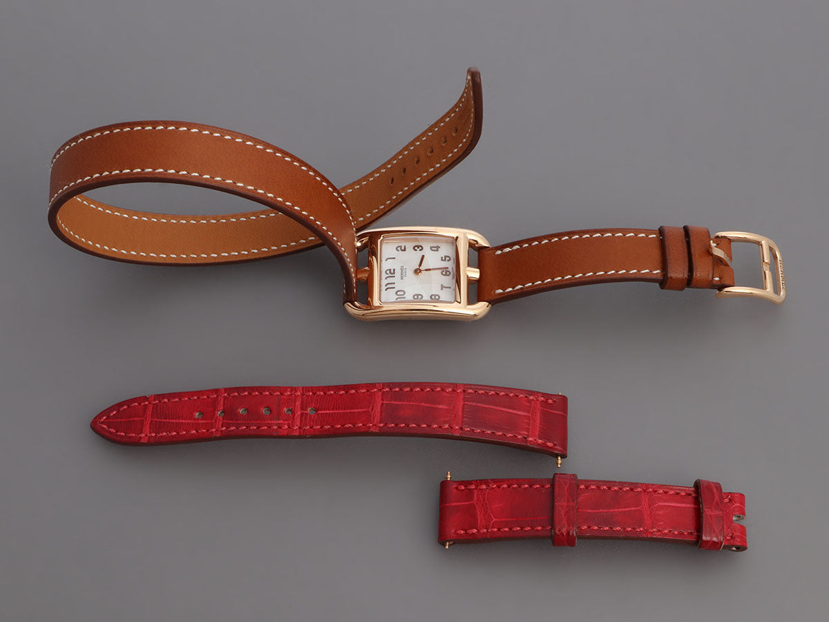 HermÃ¨s 18K Rose Gold Ladies Cape Cod Watch