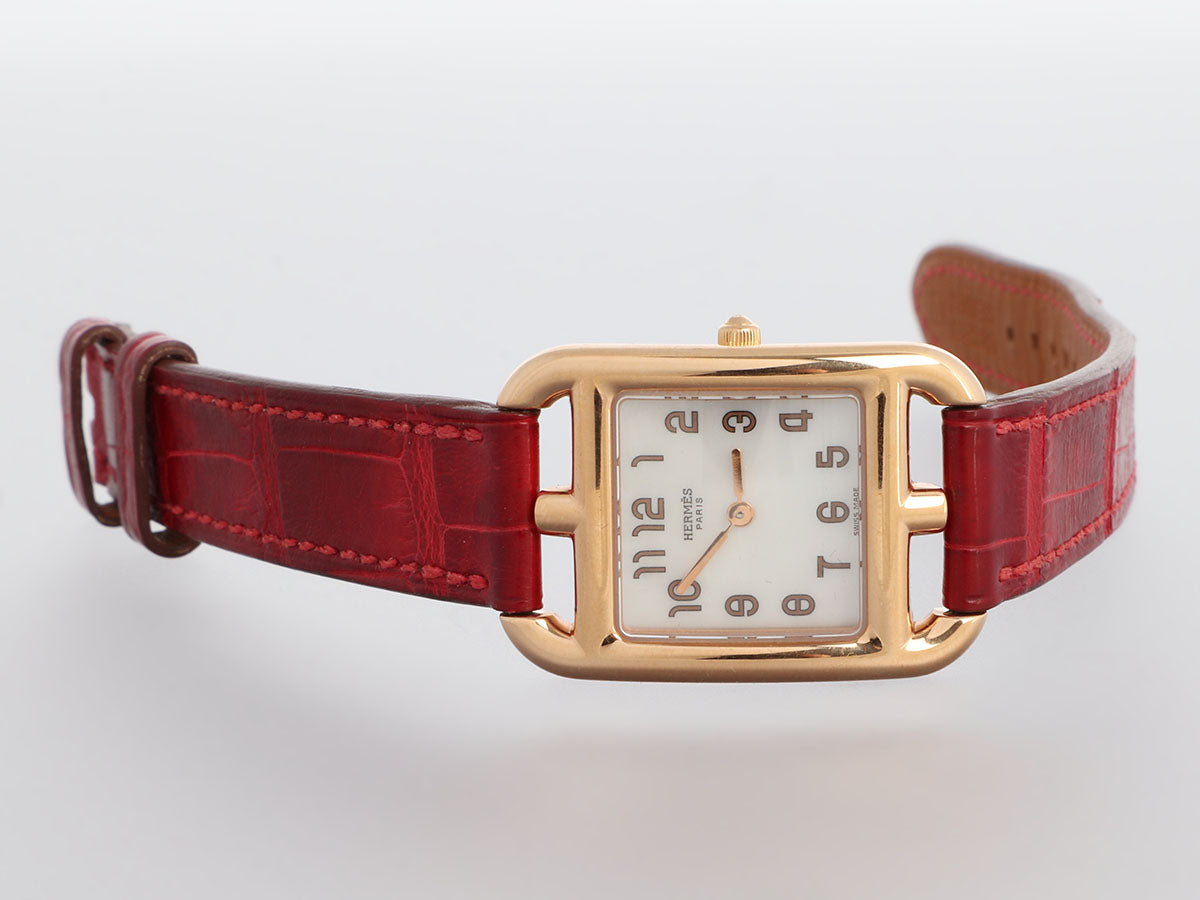 HermÃ¨s 18K Rose Gold Ladies Cape Cod Watch
