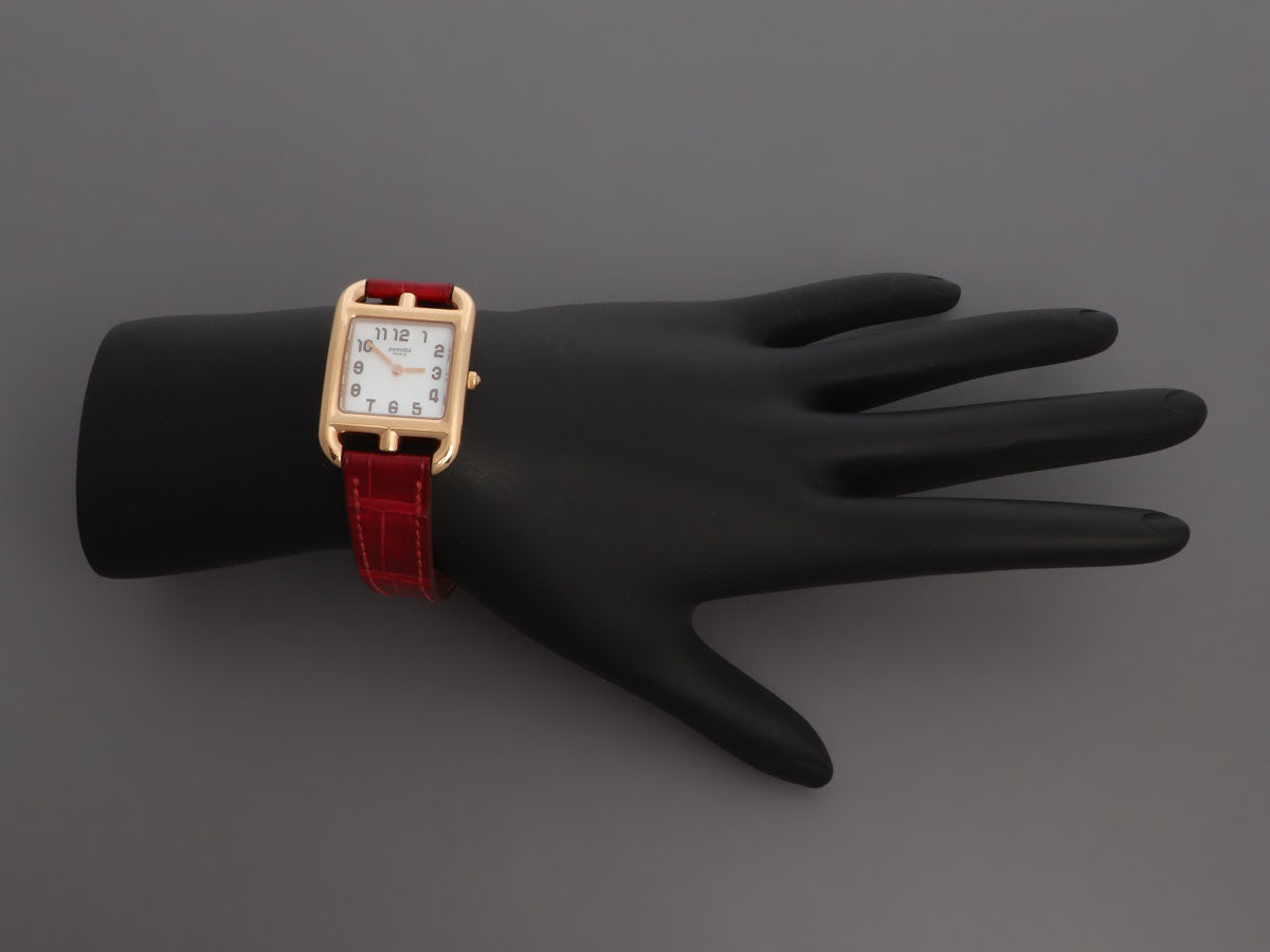 HermÃ¨s 18K Rose Gold Ladies Cape Cod Watch