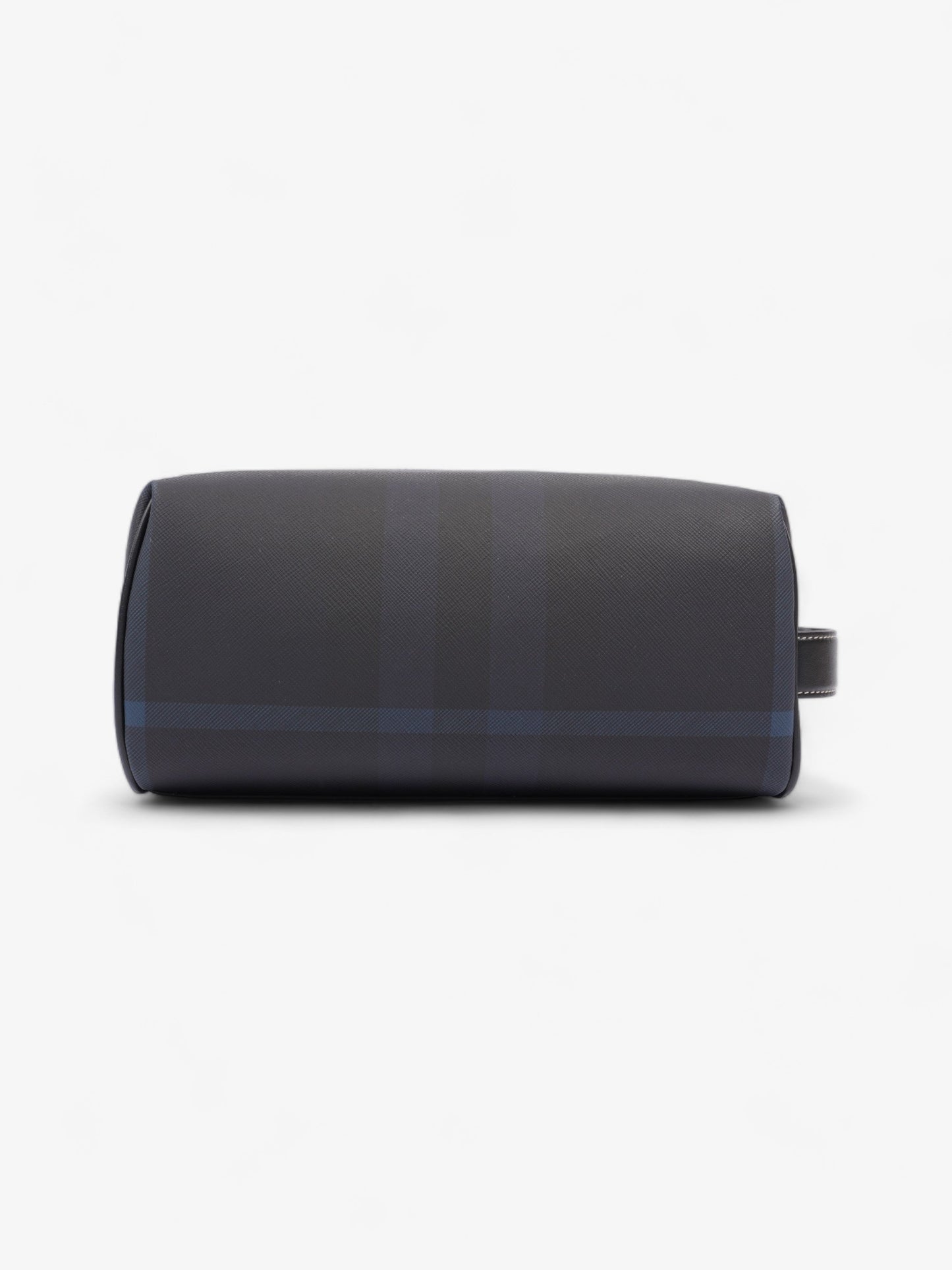 Burberry Wash Bag Dark Charcoal Blue  Coated Canvas