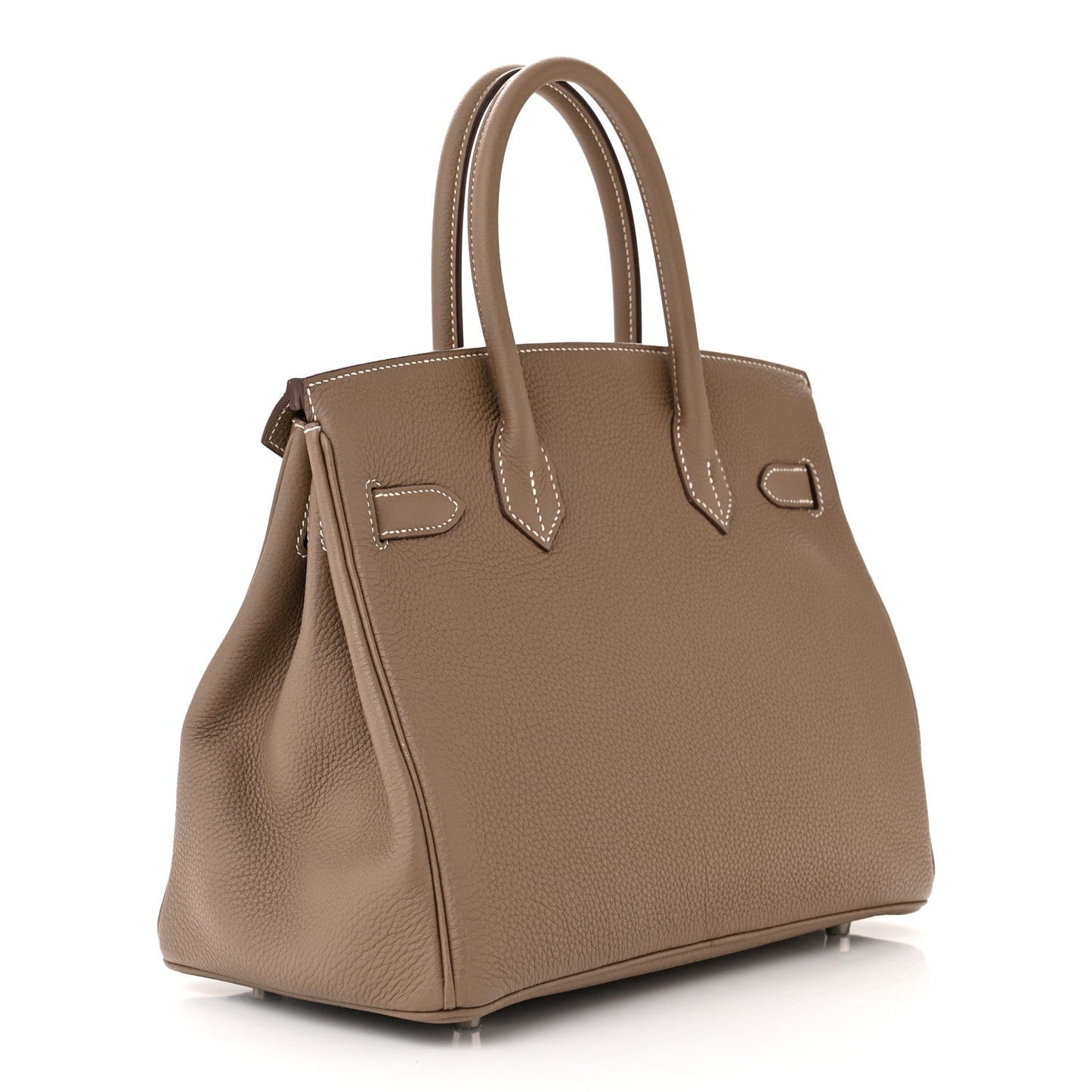 HERMÈS TOGO LEATHER BIRKIN 30 ETOUPE HANDBAG