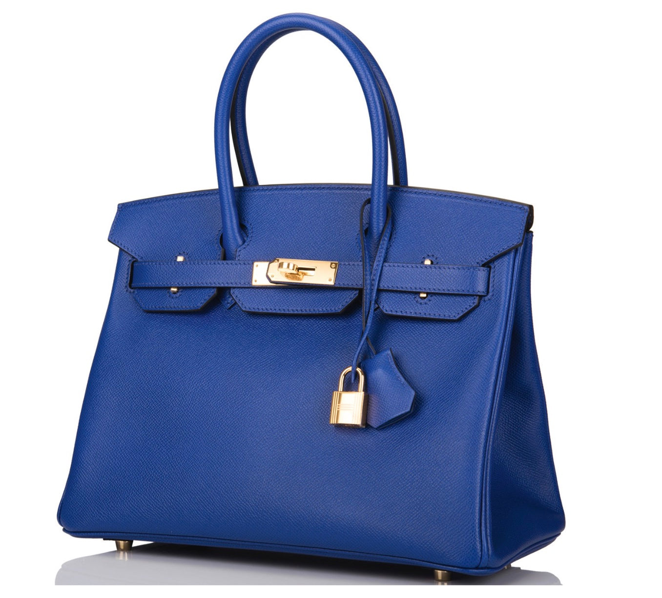 HERMÈS BIRKIN 30 EPSOM LEATHER ELECTRIC BLUE