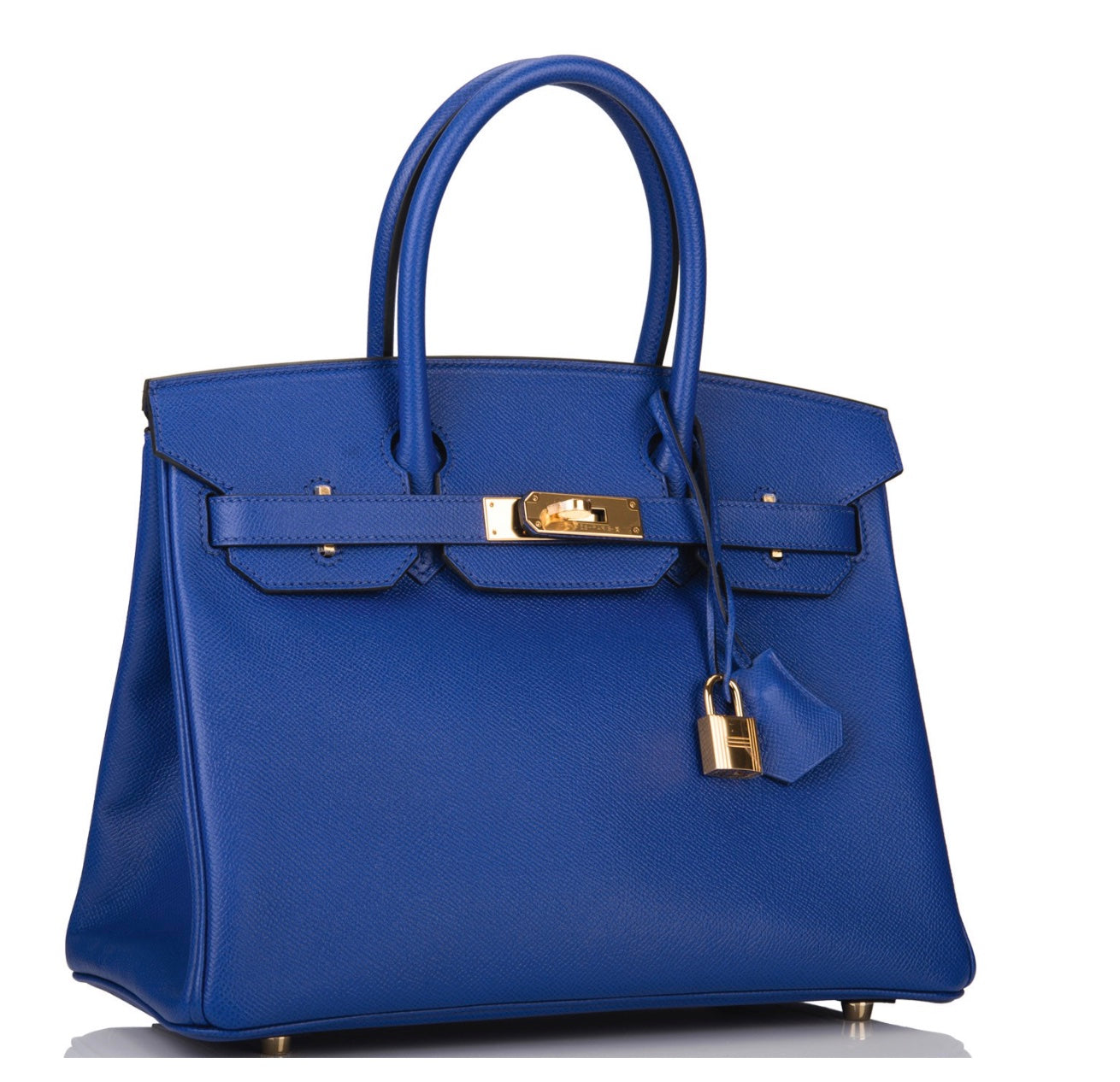 HERMÈS BIRKIN 30 EPSOM LEATHER ELECTRIC BLUE