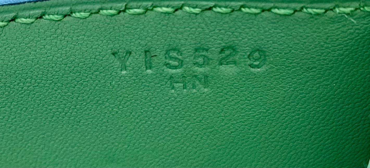 HERMÈS CONSTANCE 24 EPSOM LEATHER VERT CRIQUET GOLD HARDWARE