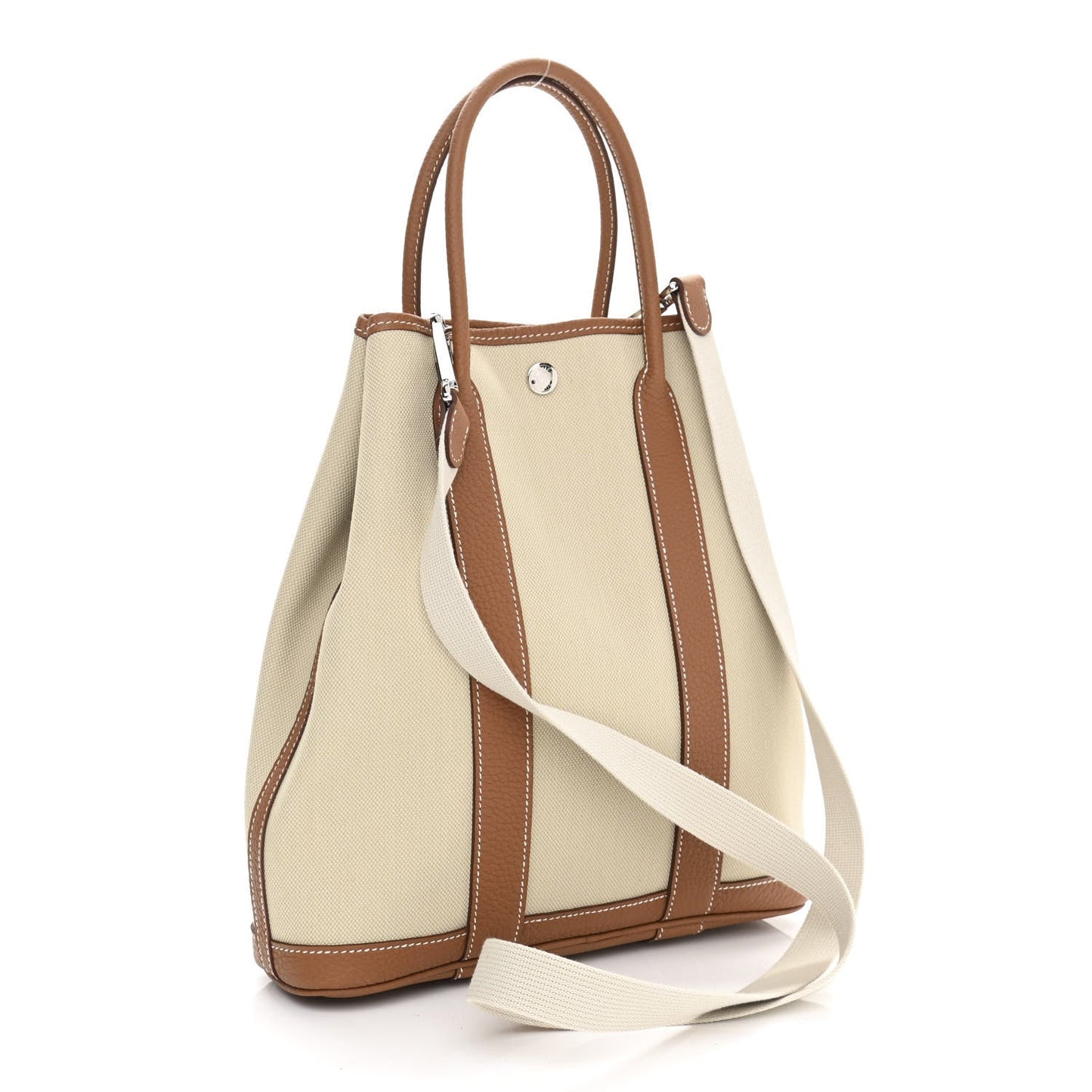 HERMÈS GARDEN FILE 28 TOTE BAG IN BETON/ OCRE