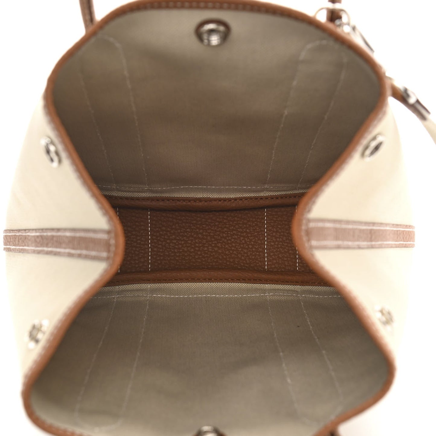 HERMÈS GARDEN FILE 28 TOTE BAG IN BETON/ OCRE