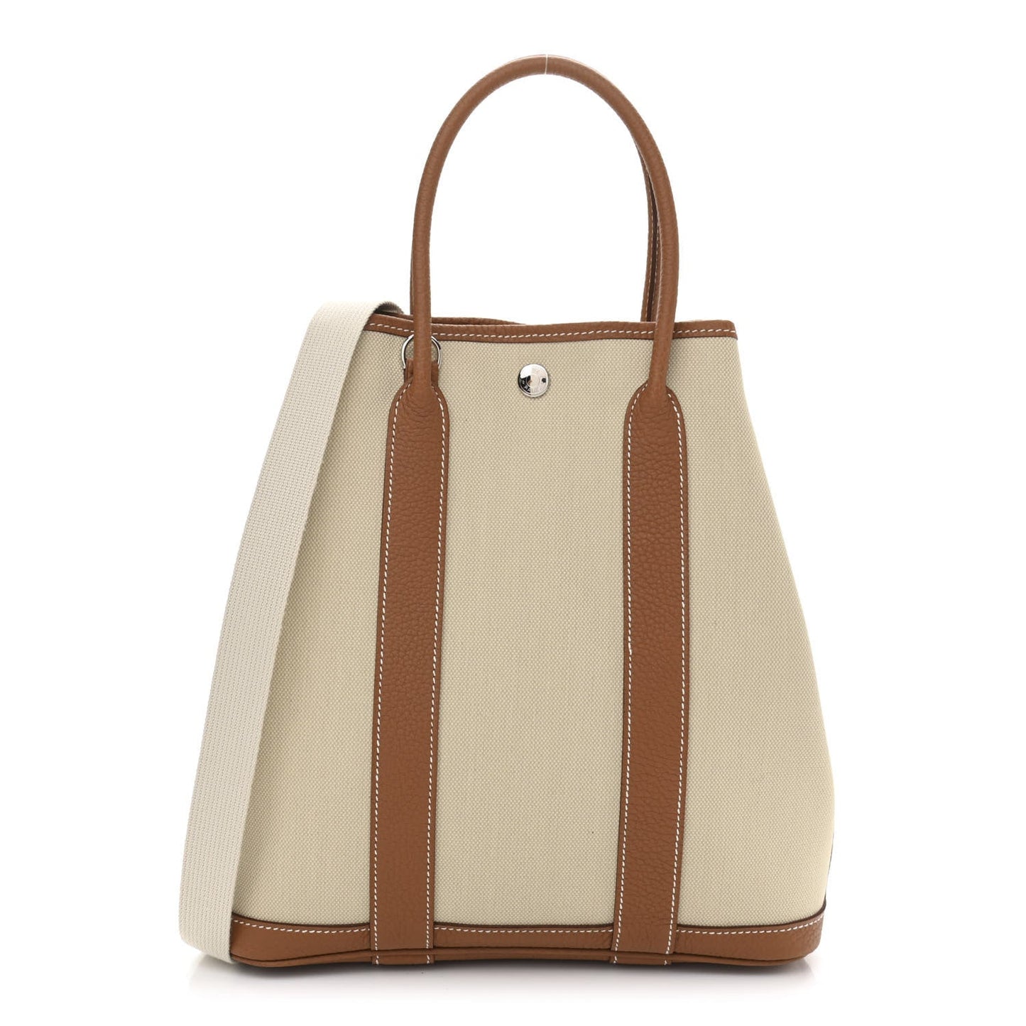 HERMÈS GARDEN FILE 28 TOTE BAG IN BETON/ OCRE
