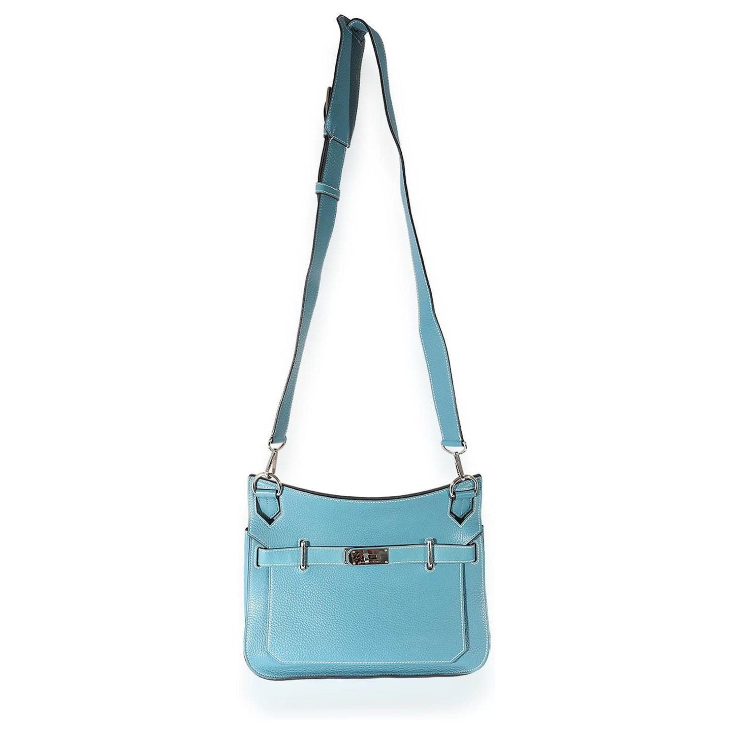 HERMÈS JYPSIERE 28 CLEMENCE & SWIFT LEATHER SHOULDER BAG