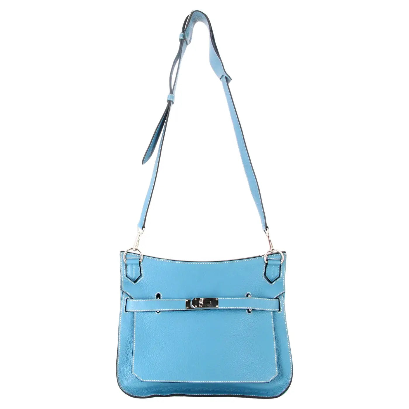 HERMÈS JYPSIERE 28 CLEMENCE & SWIFT LEATHER SHOULDER BAG
