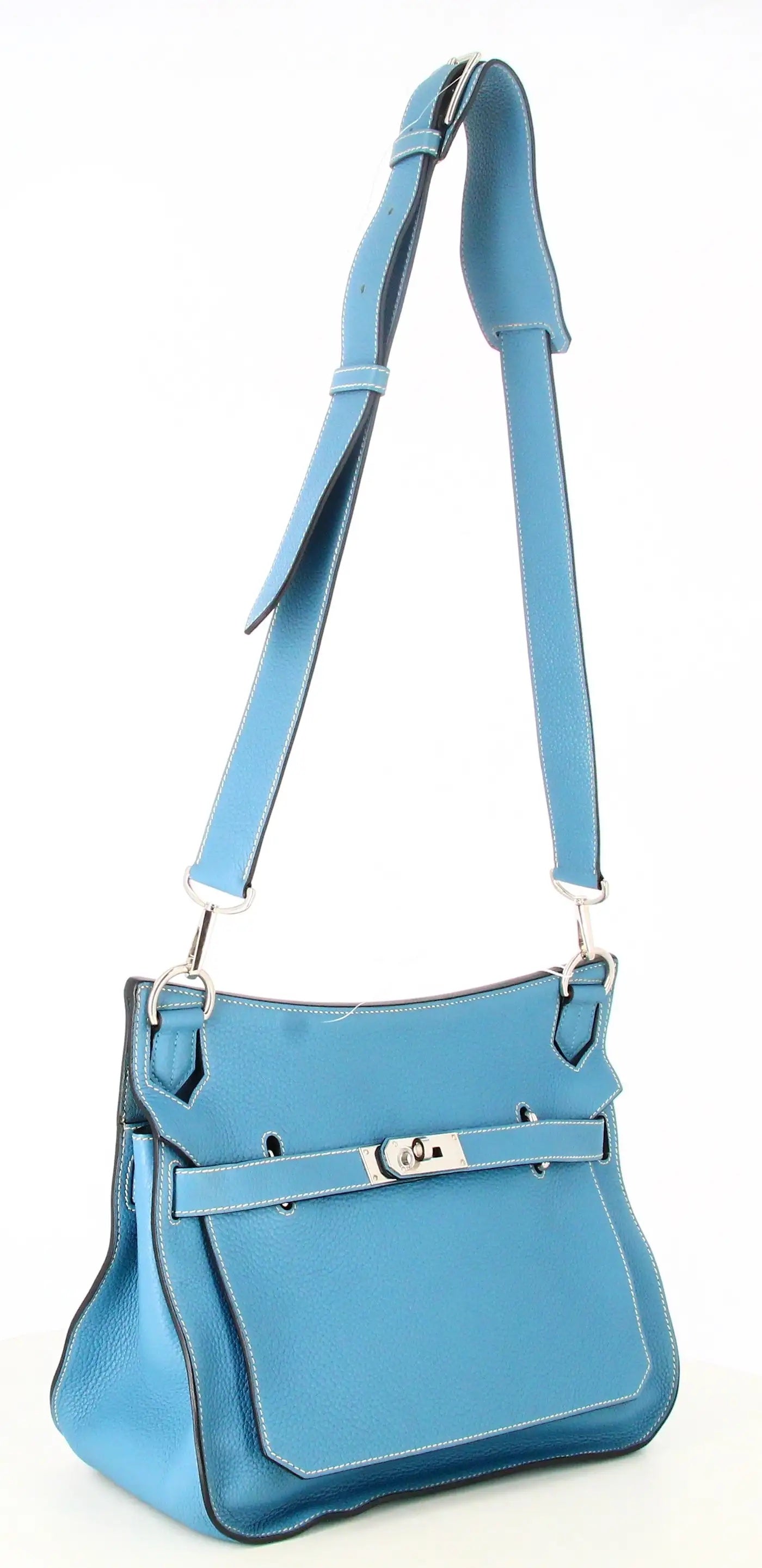 HERMÈS JYPSIERE 28 CLEMENCE & SWIFT LEATHER SHOULDER BAG