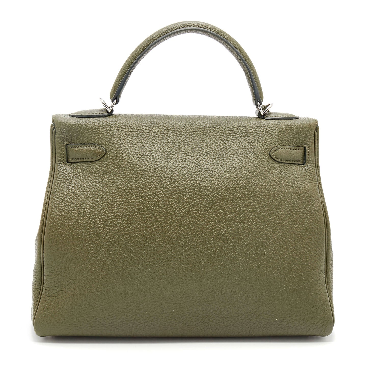 HERMÈS KELLY RETOURNE 32 VERT VERONESE TOGO LEATHER SHOULDER BAG
