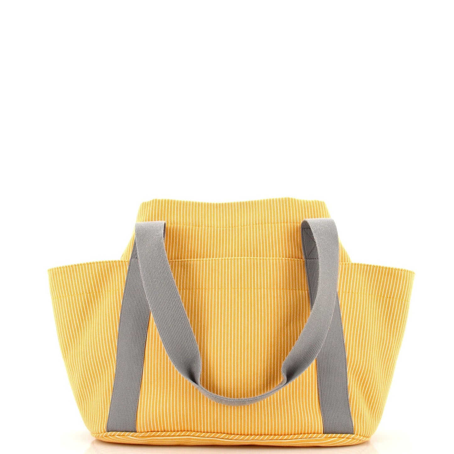 HERMÈS PASSE PASSE STRIPED NAPPY TOTE BAG