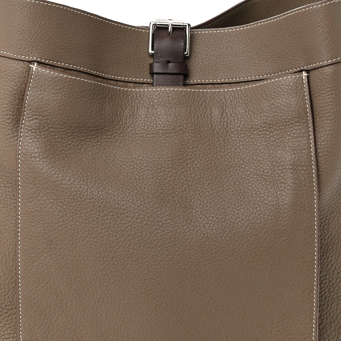 HERMÈS TAURILLON CLEMENCE LEATHER MARWARI GM TOTE BAG