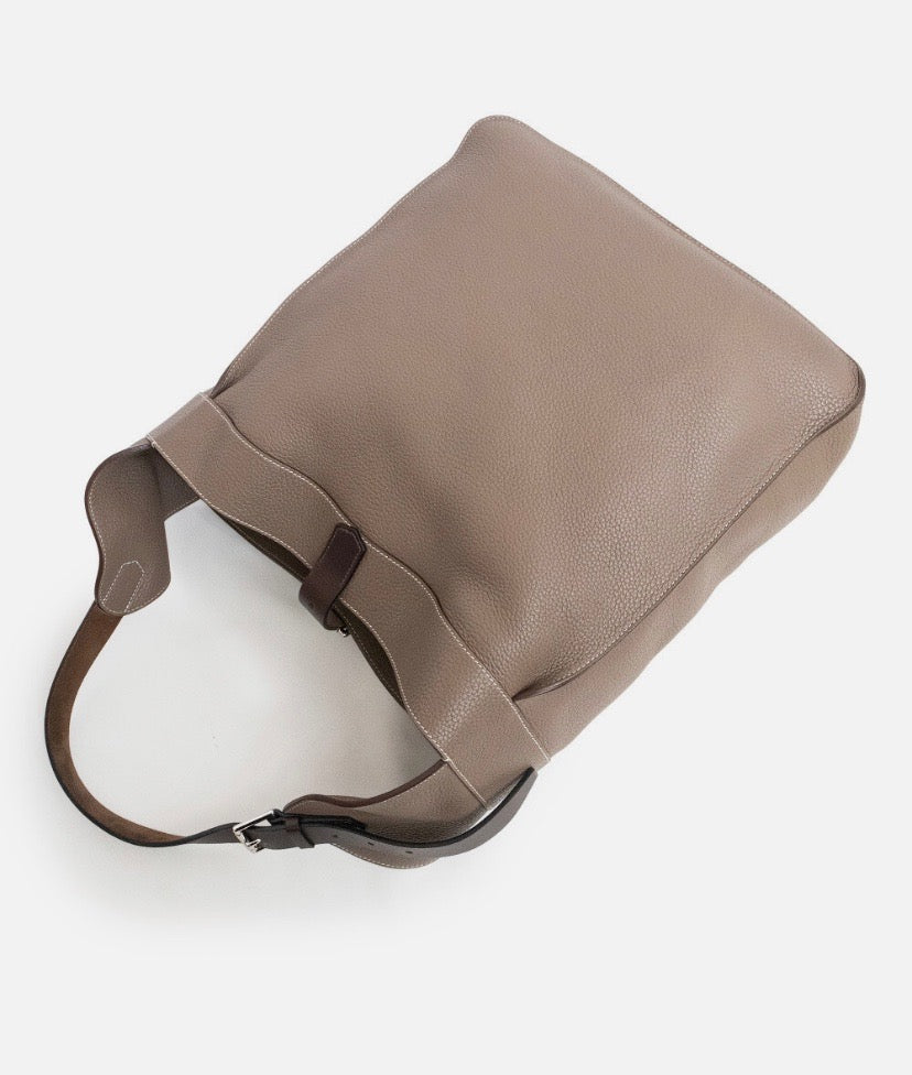 HERMÈS TAURILLON CLEMENCE LEATHER MARWARI GM TOTE BAG
