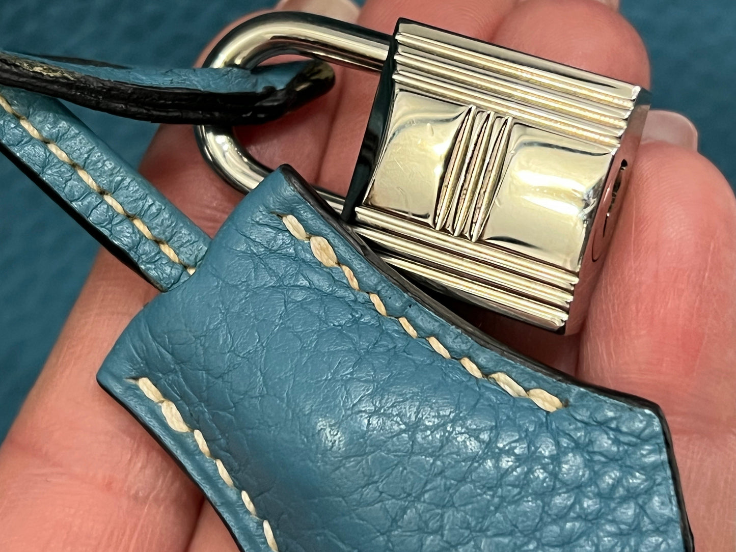 HERMÈS TOGO BIRKIN 35 IN BLUE JEAN-HS