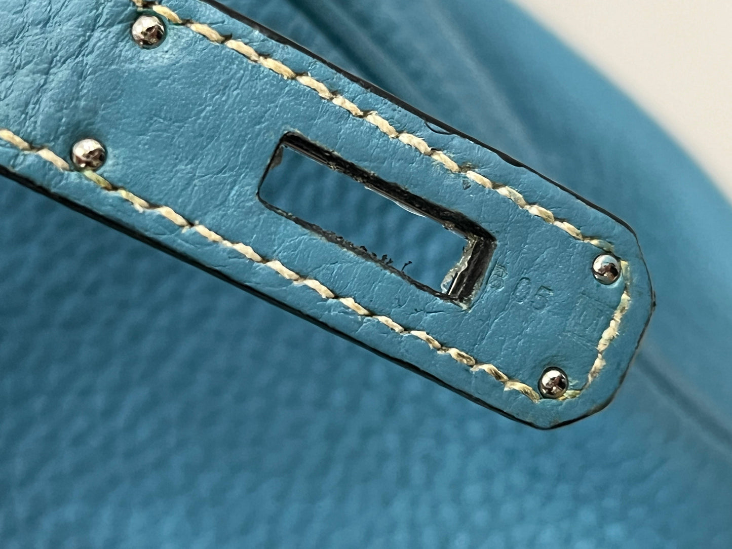 HERMÈS TOGO BIRKIN 35 IN BLUE JEAN-HS